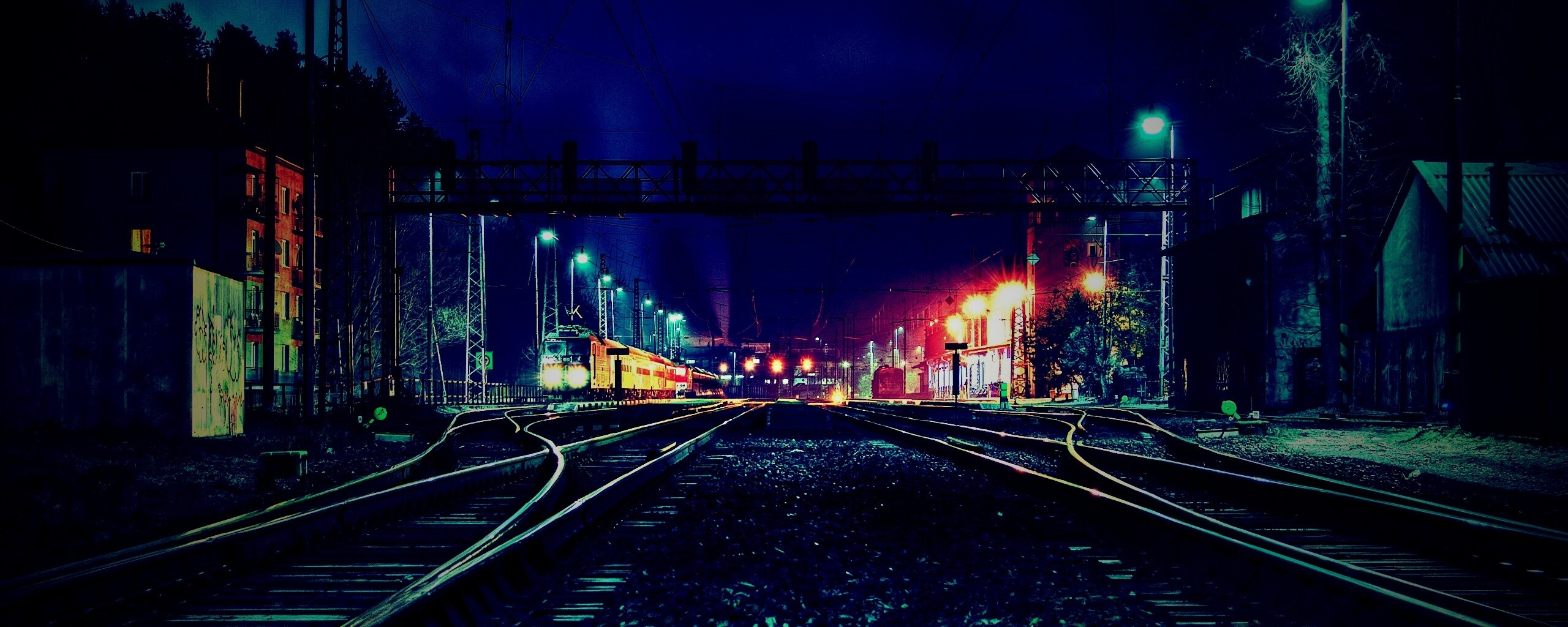 Железнодорожная станция обои