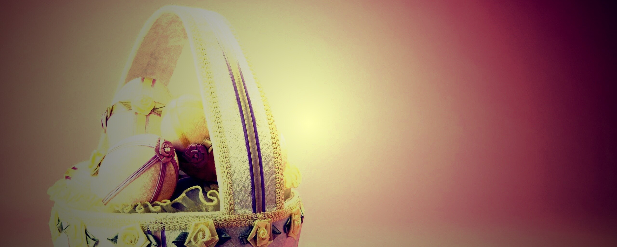 Пасхальная корзиночка обои