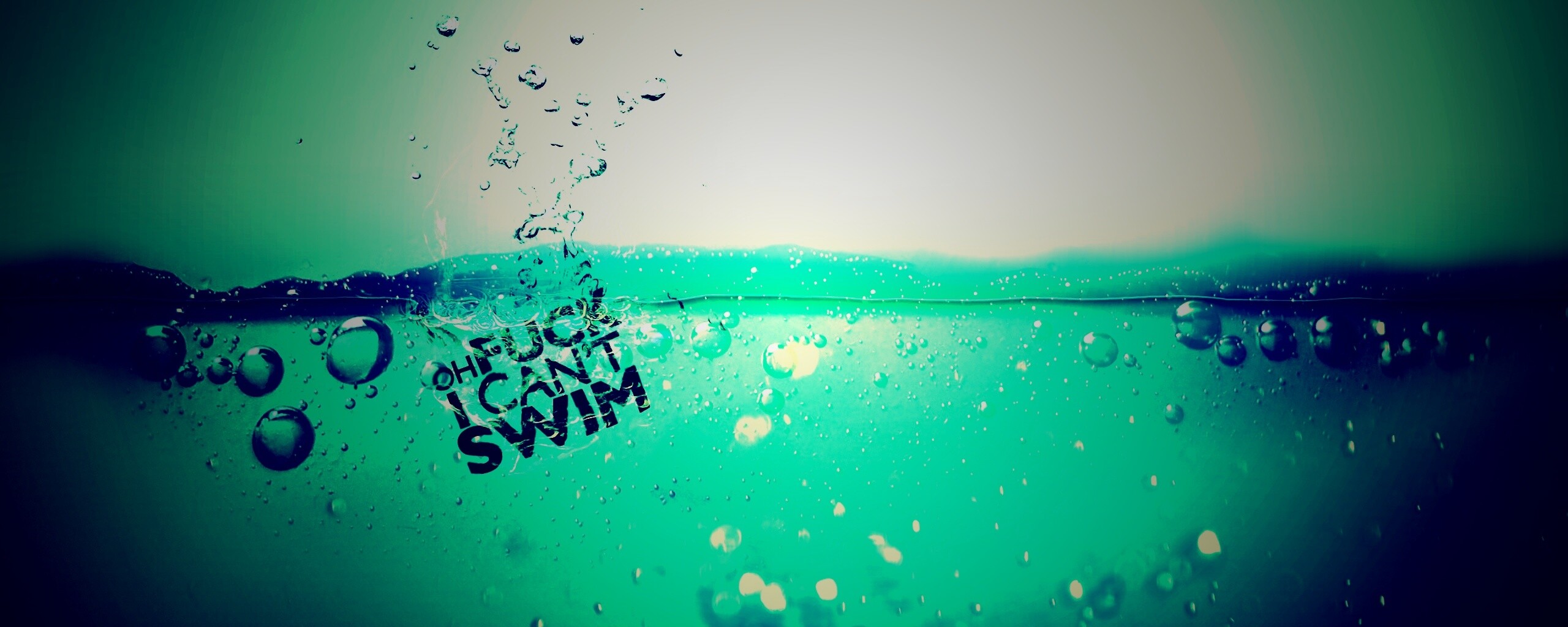 Oh fuck i cant swim обои