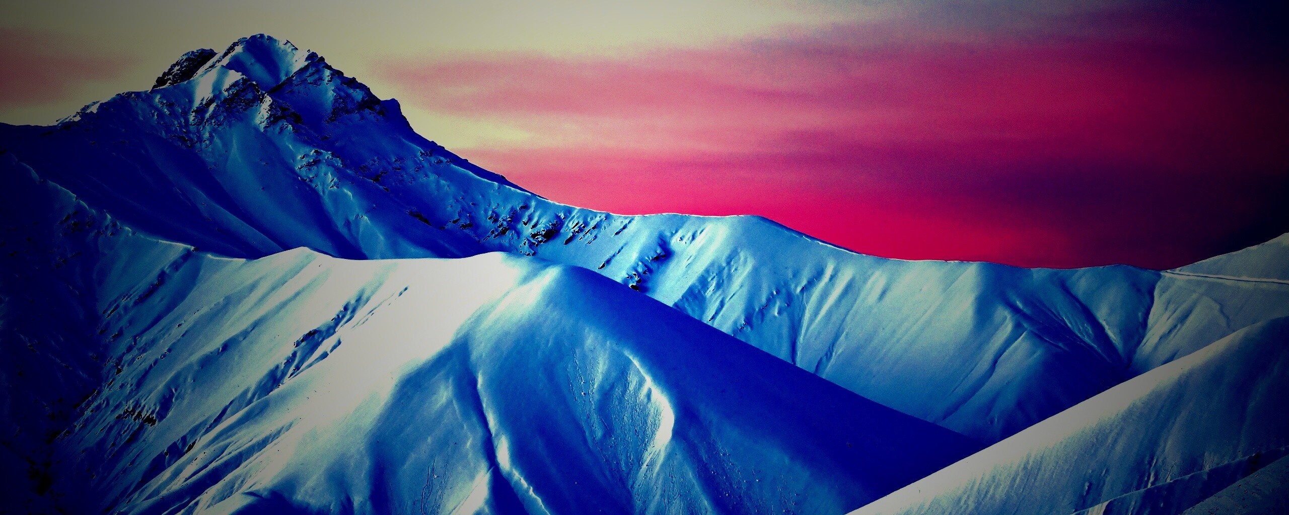 Снежные вершины обои