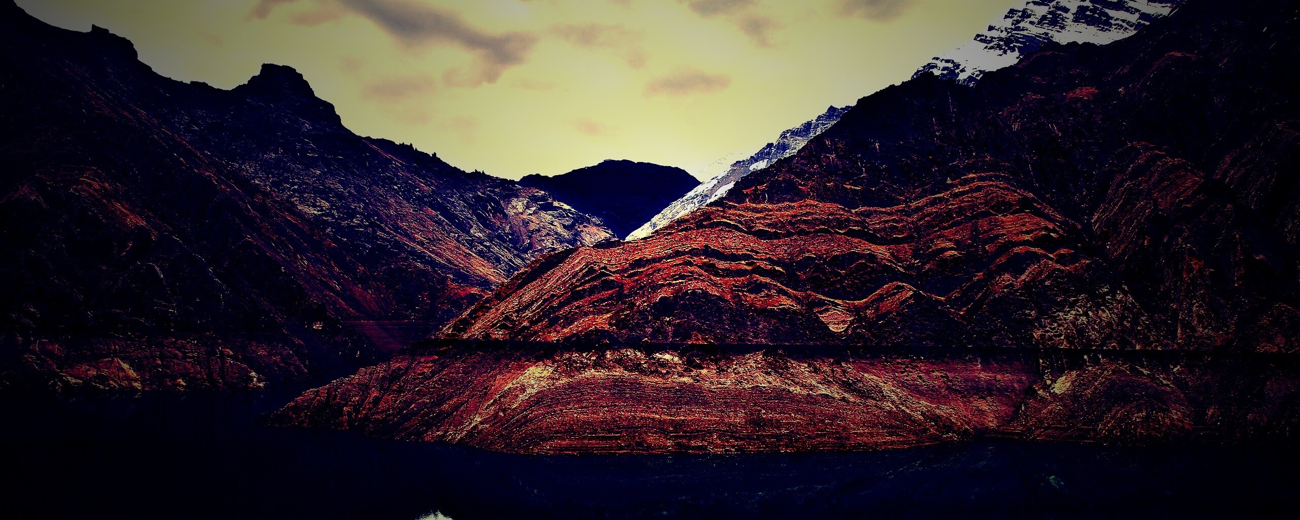 Горное озеро обои