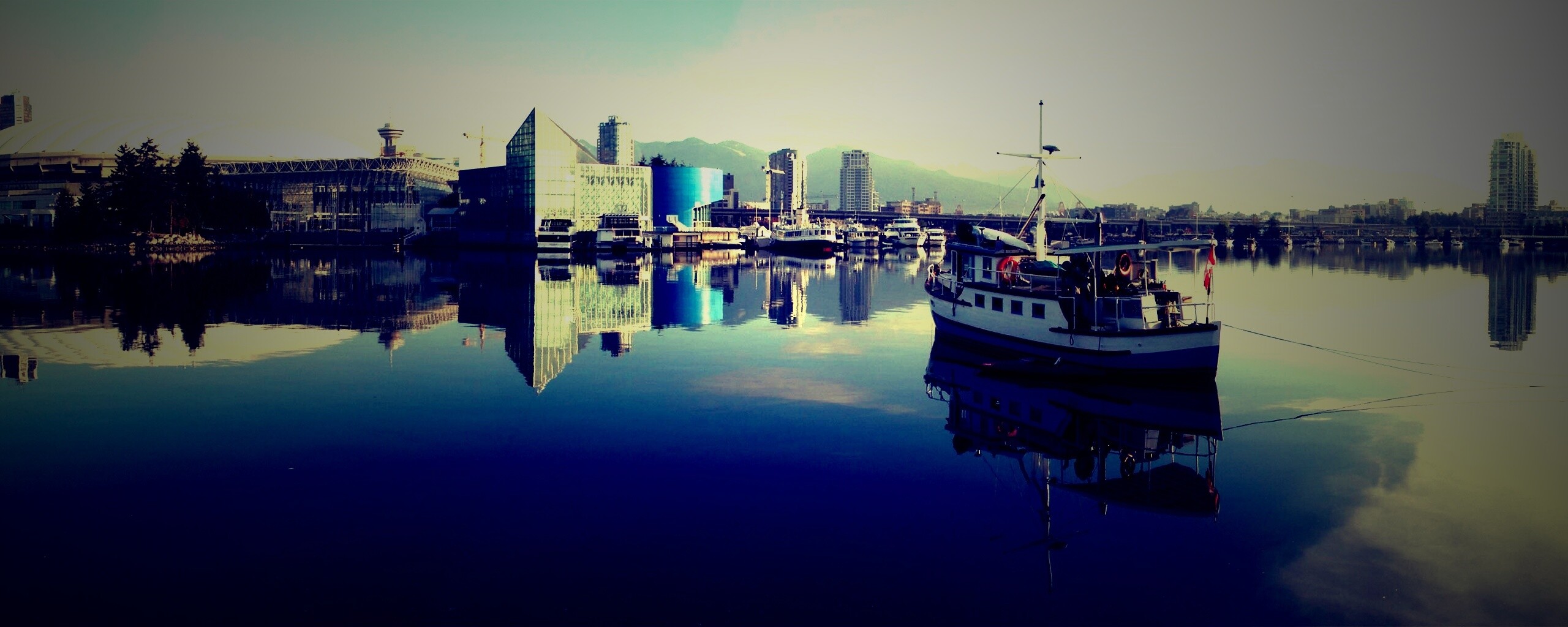 Городская панорама обои