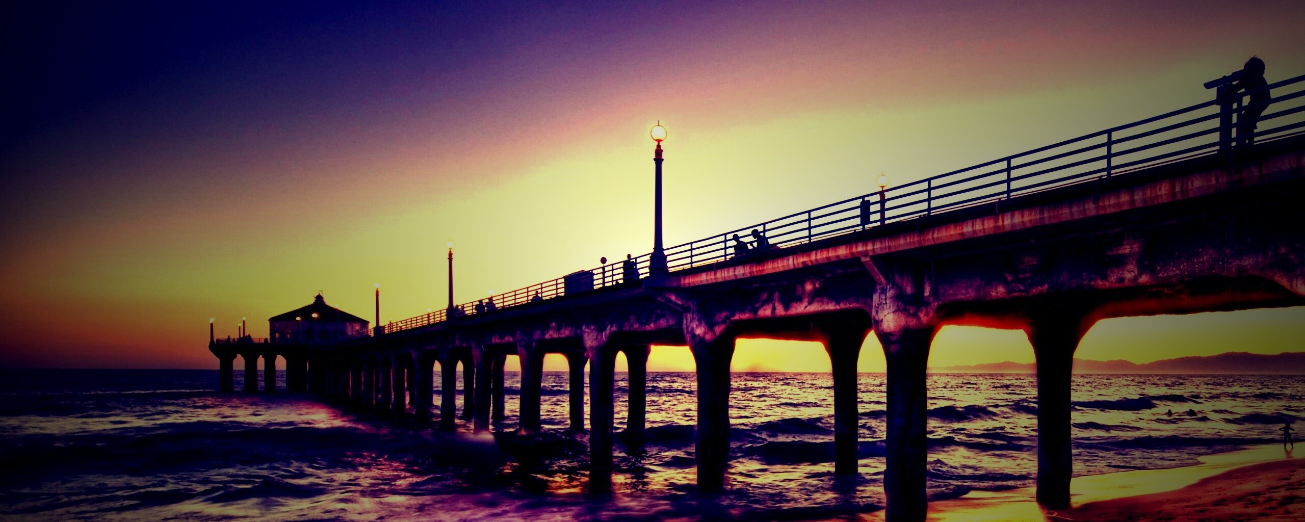 Пирс в Калифорнии обои