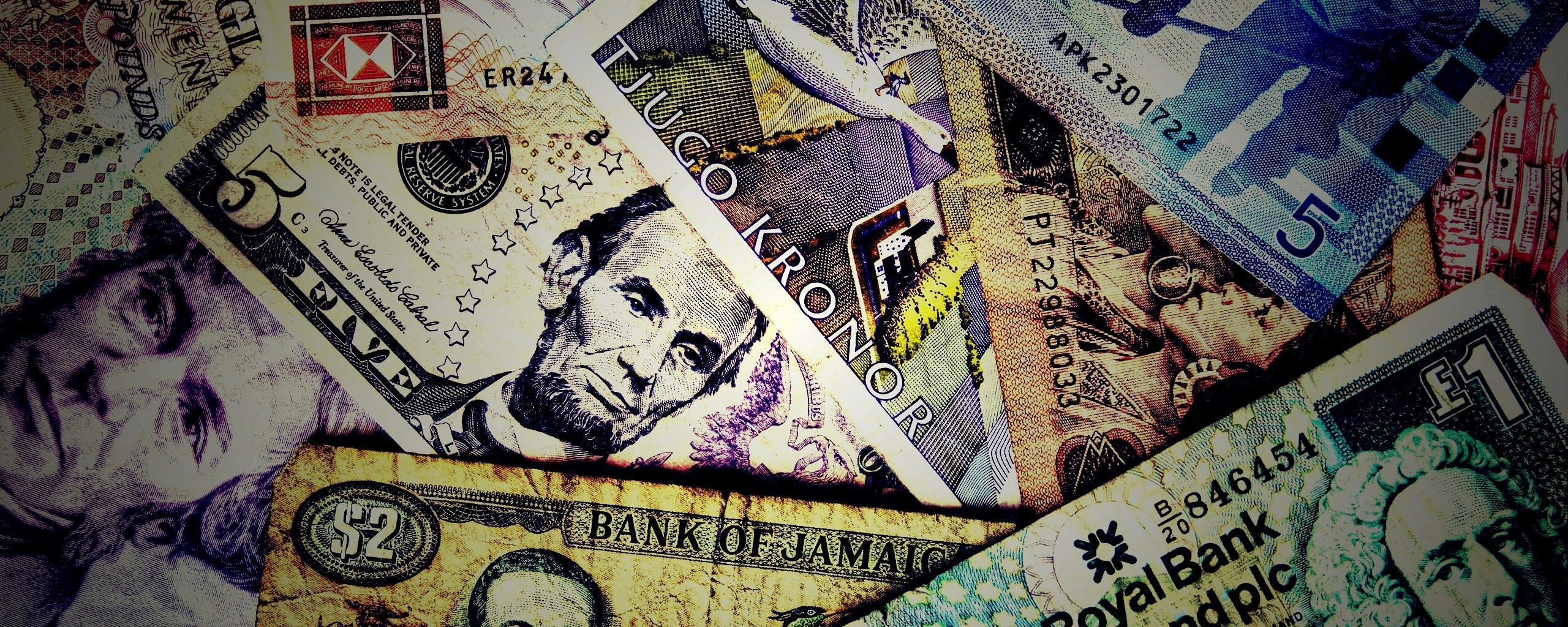 Купюры из разных стран обои