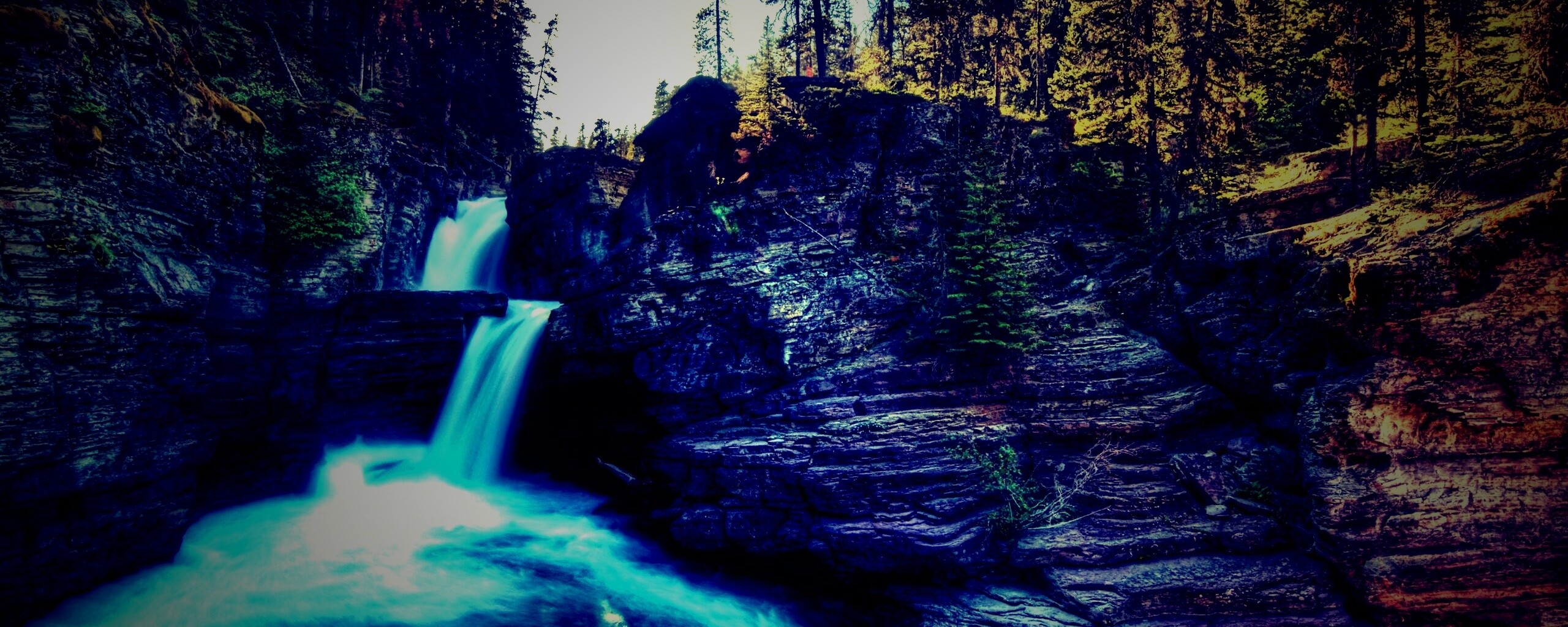 Горные водопады обои