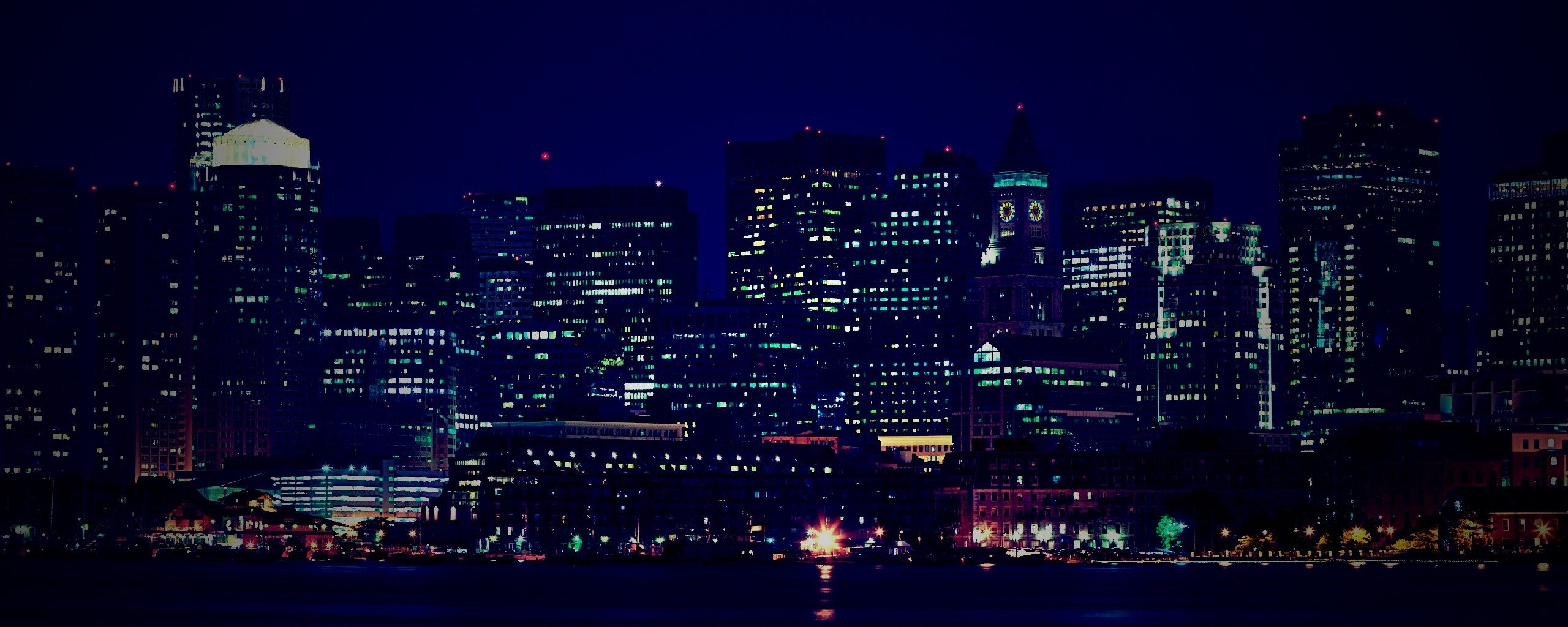 Панорама города обои