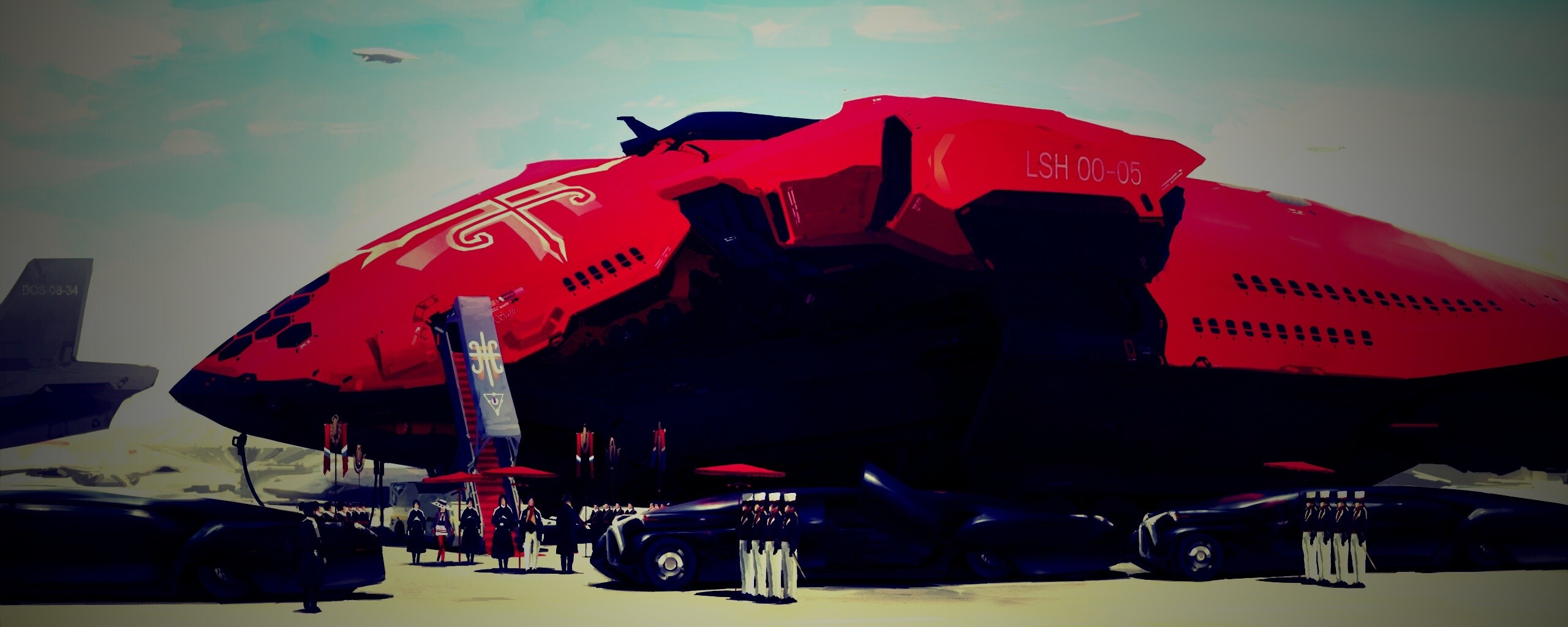 Встреча инопланетных гостей обои