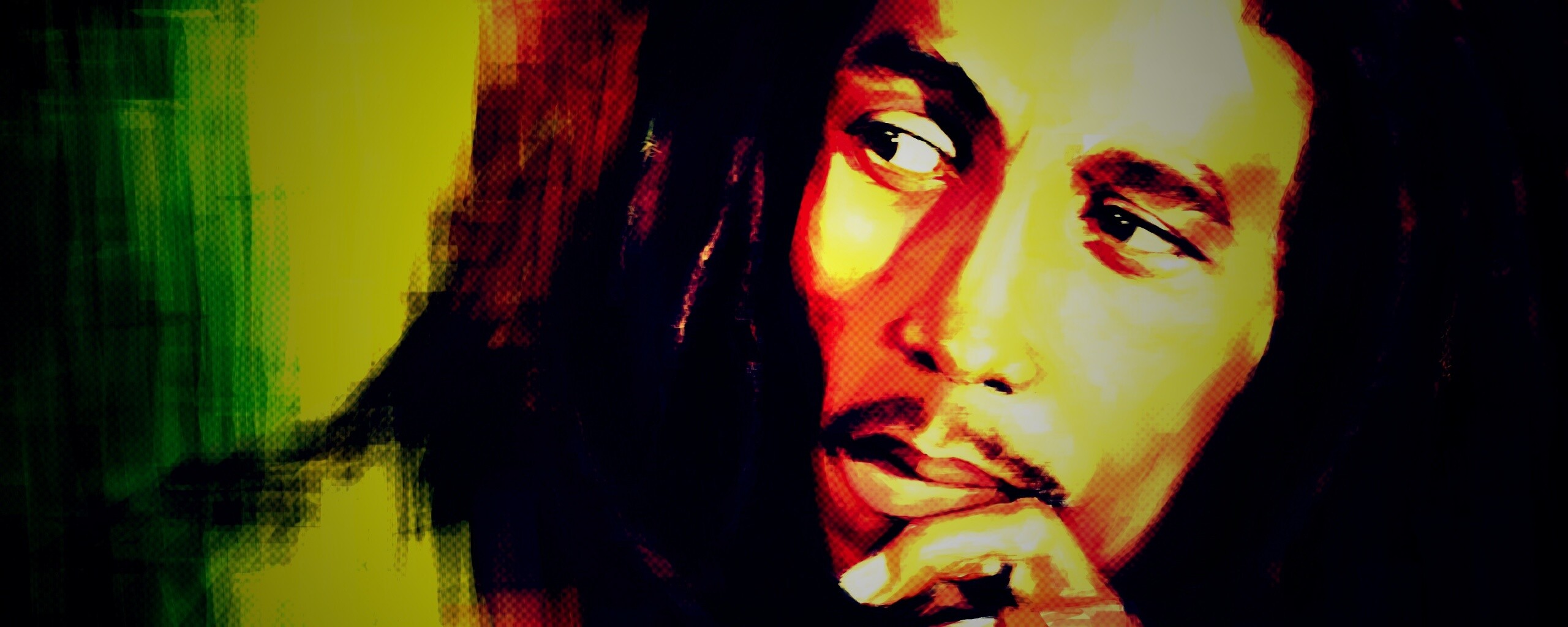 Портет Боба Марли обои