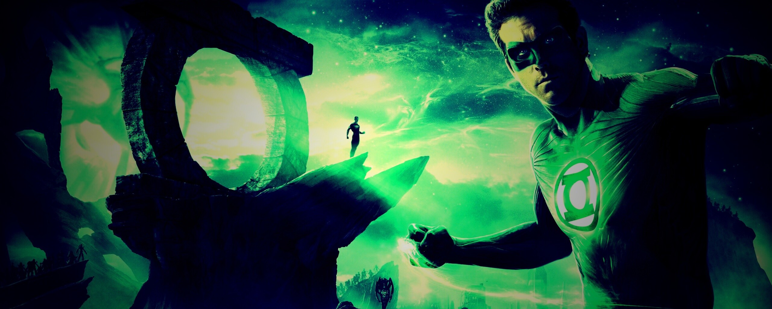 Зелёный фонарь обои