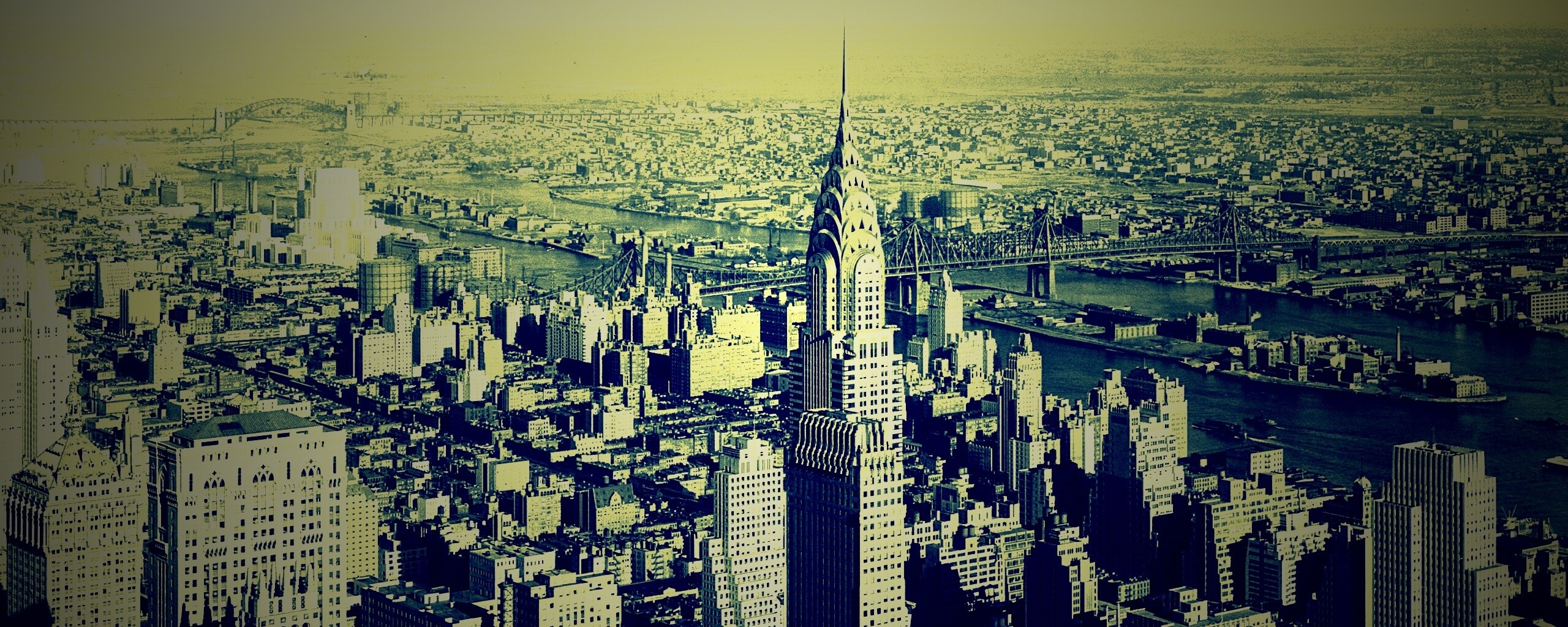 Панорама Нью-Йорка обои