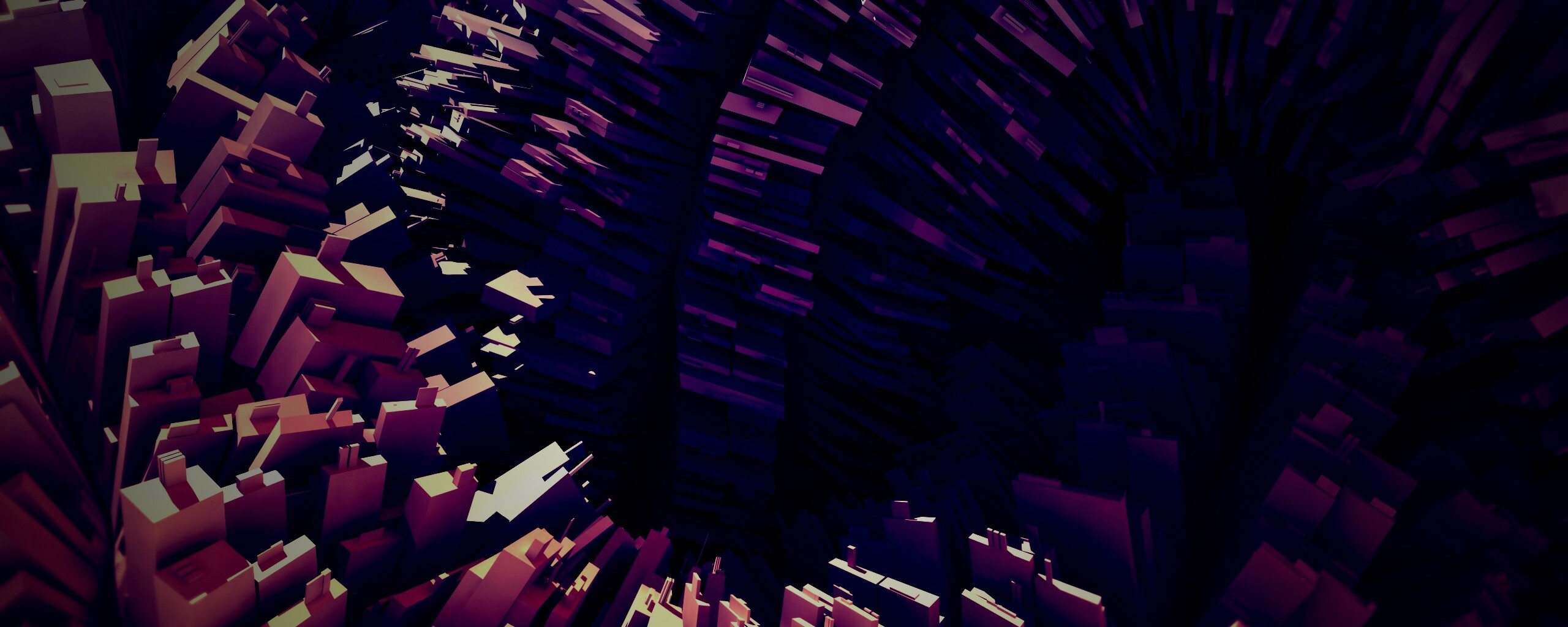 Модели домов засасывает обои