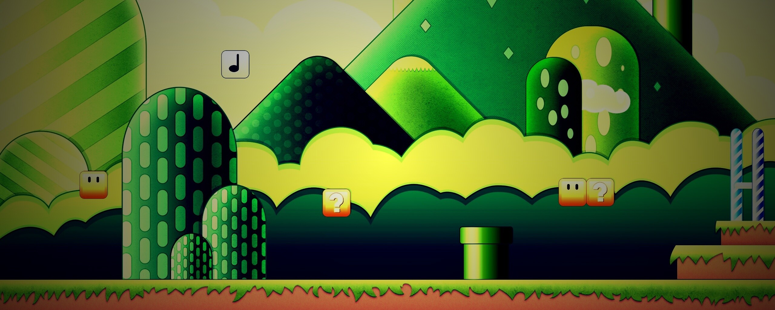 Мир Супермарио обои