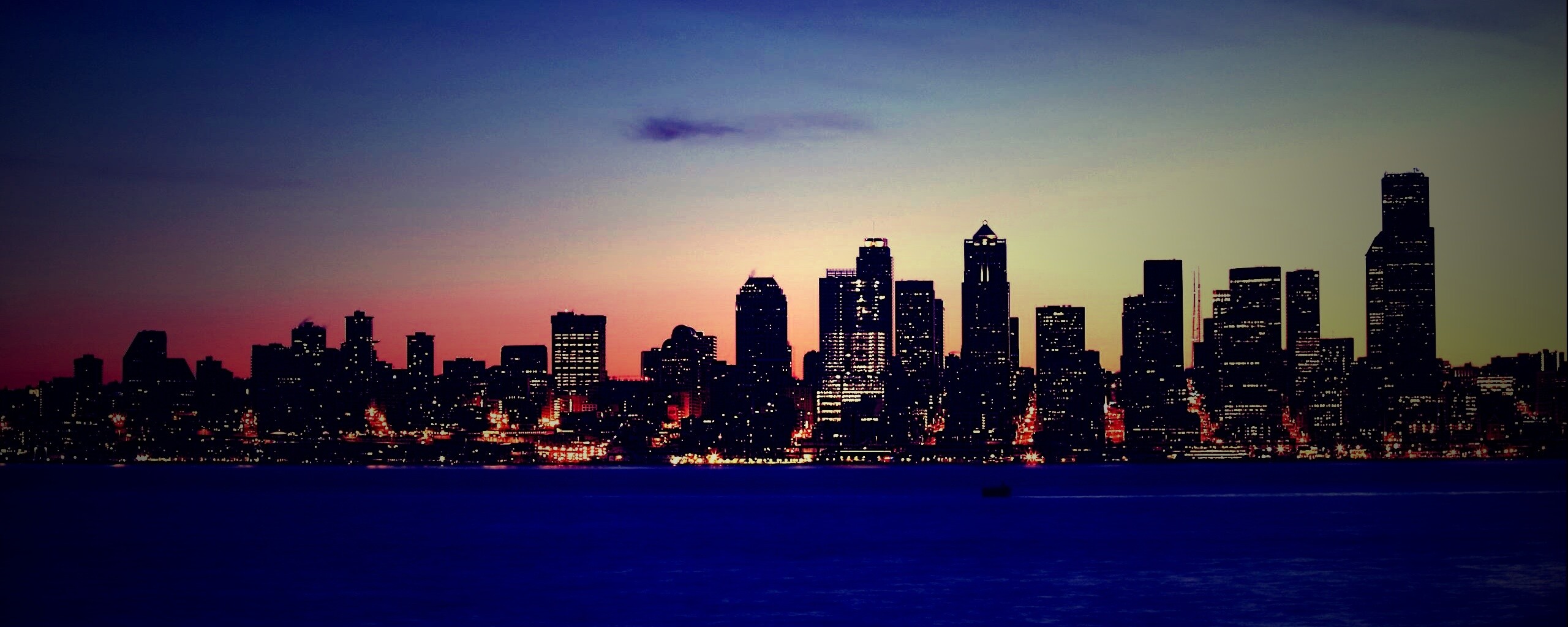 Пейзаж Сиэтла обои