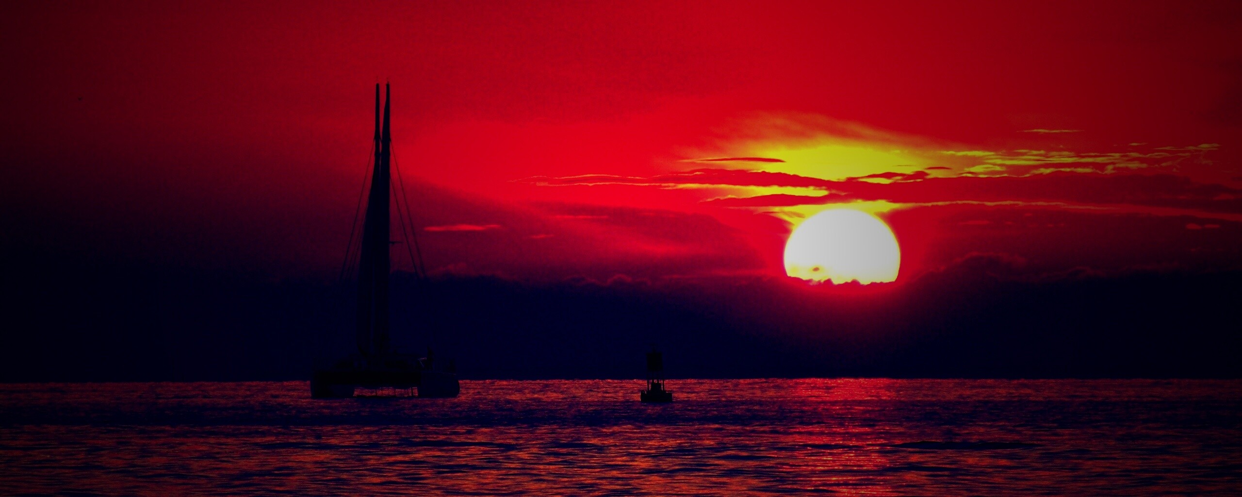 Празднование заката обои