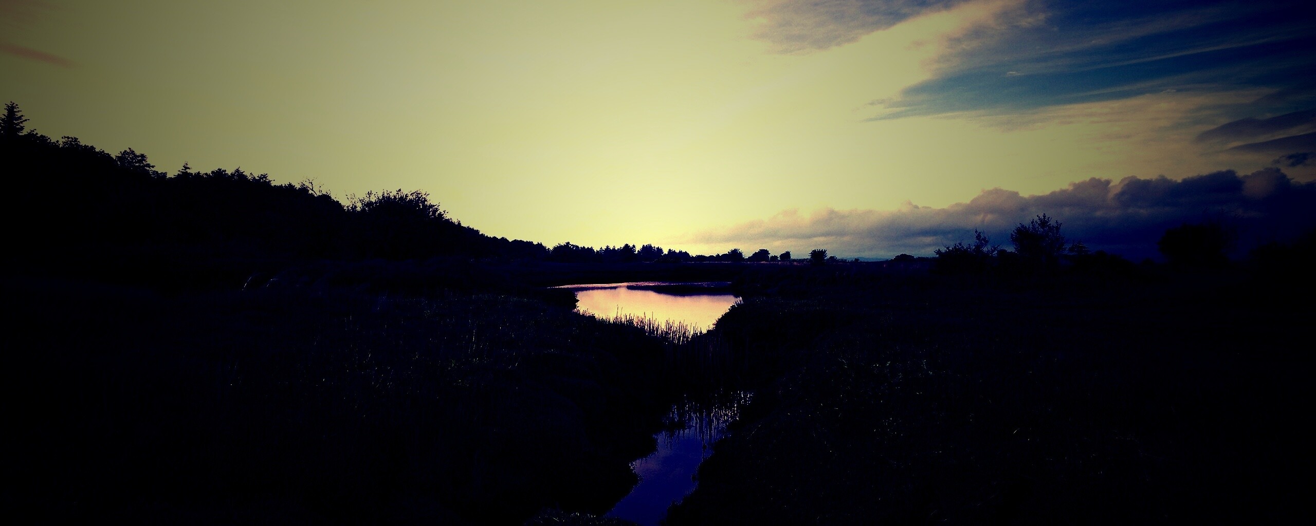 Канава и пруд обои