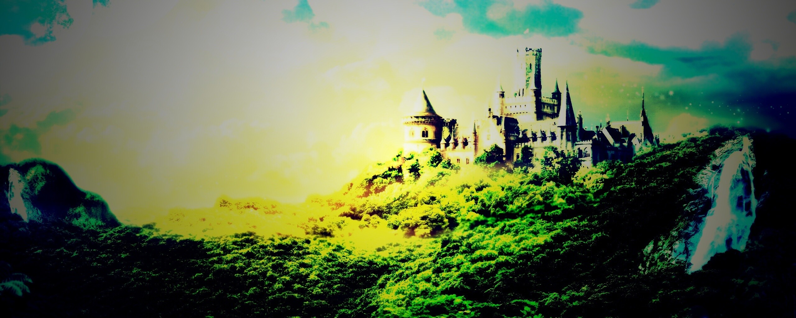 Волшебный замок обои