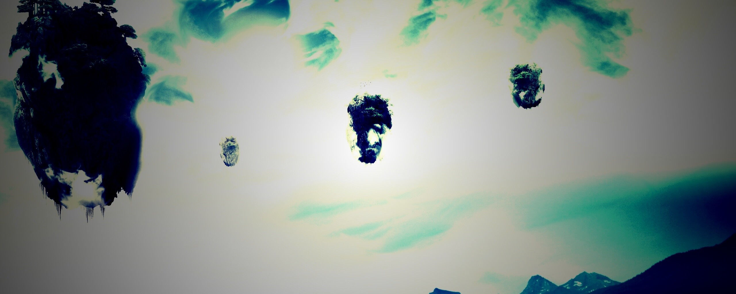 Летающие острова обои