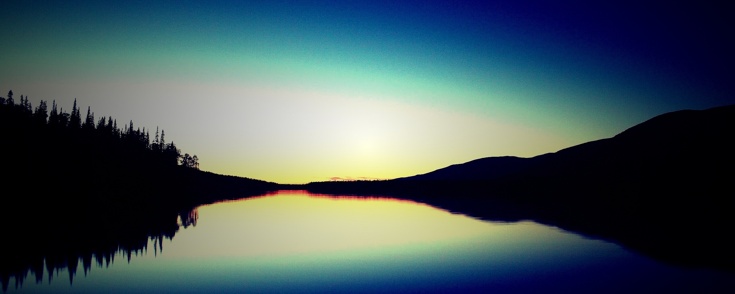 Гладкое озеро обои