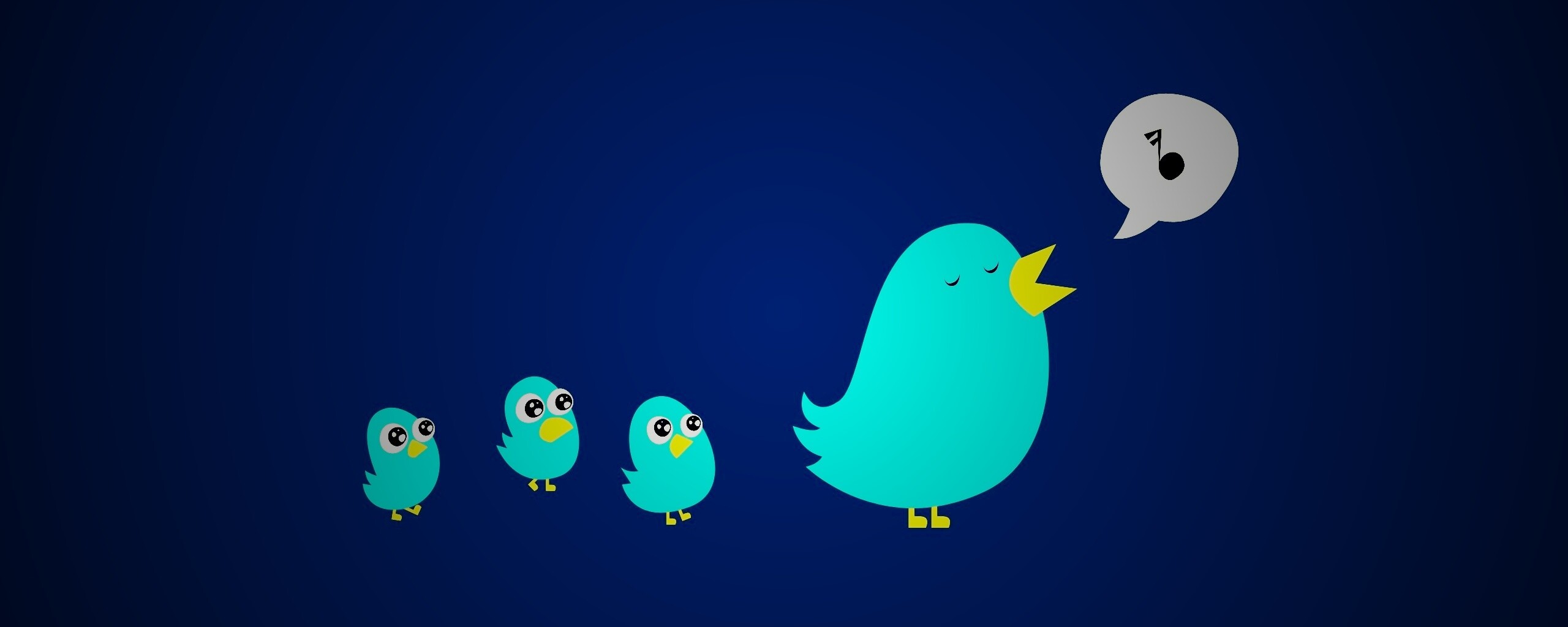 Поющая птица обои