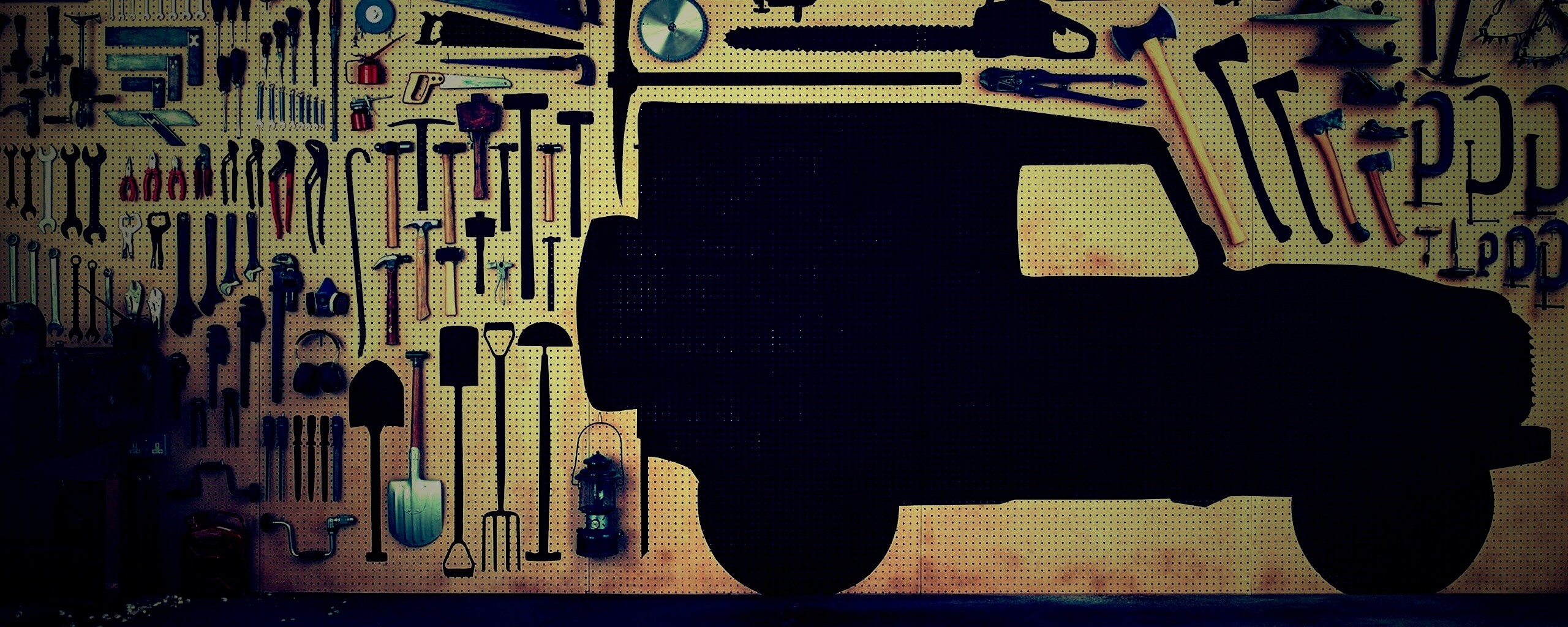 Типичный гараж обои