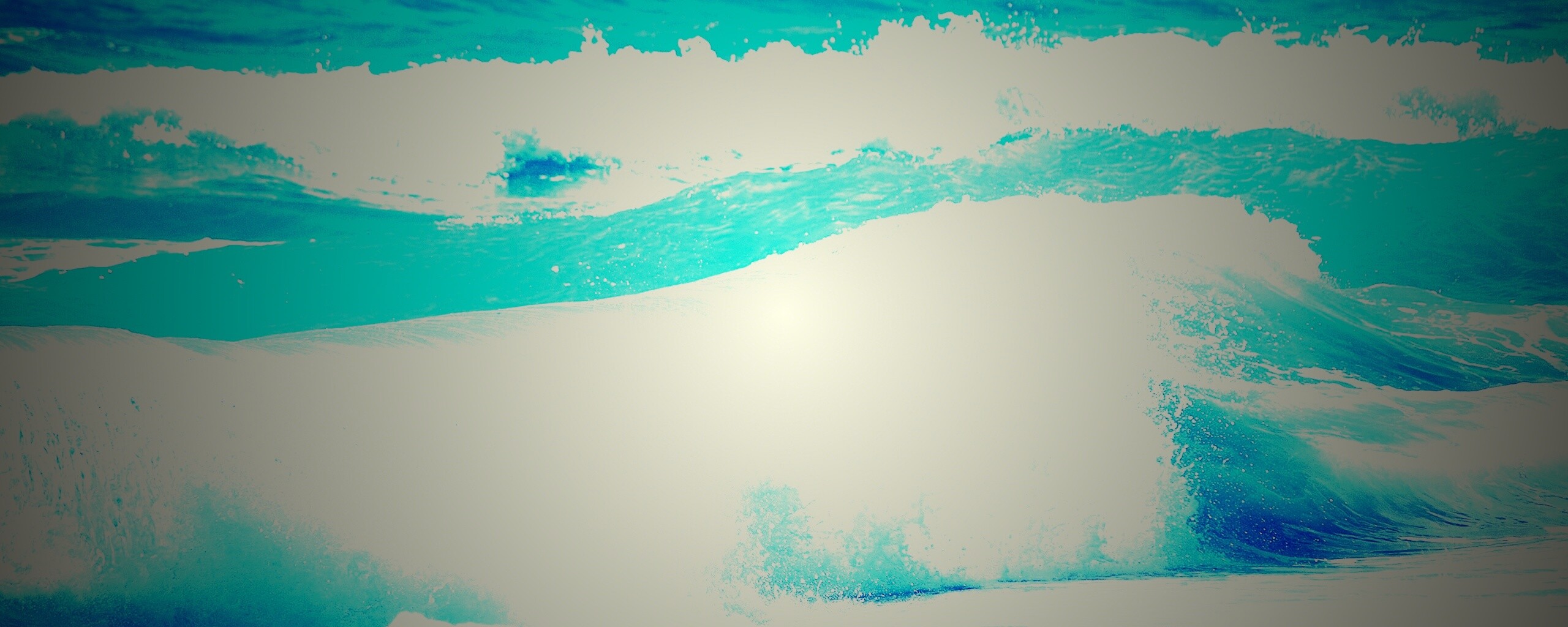 Голубые волны обои