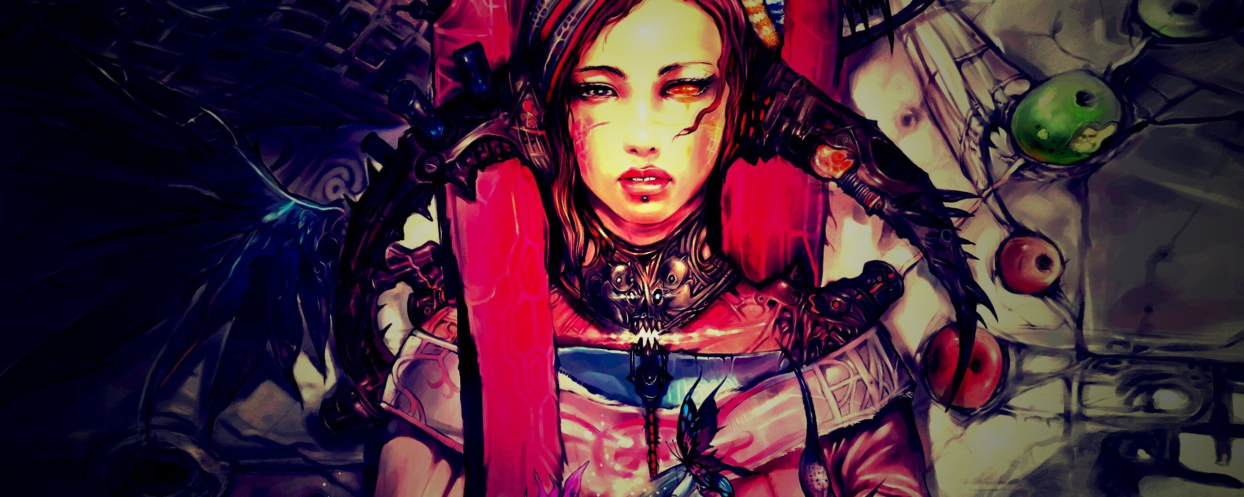 Странная девушка обои