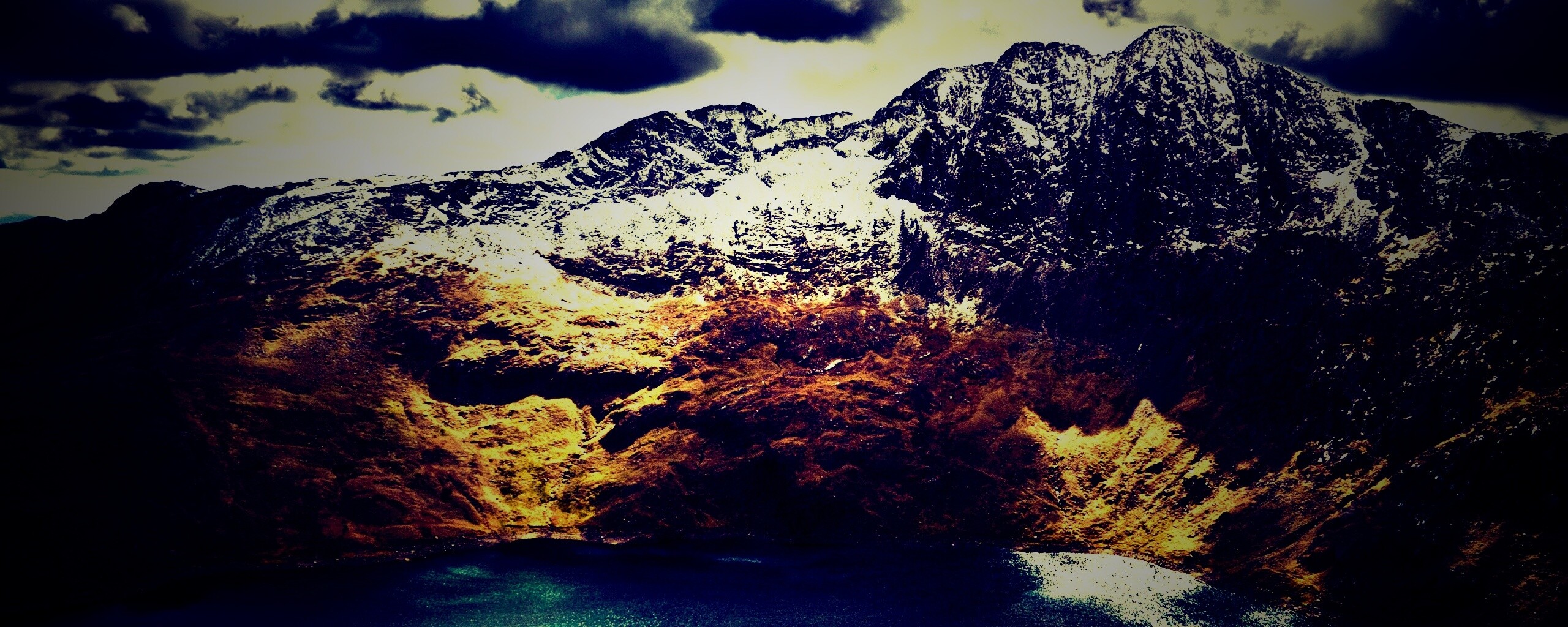 Вид на горы обои