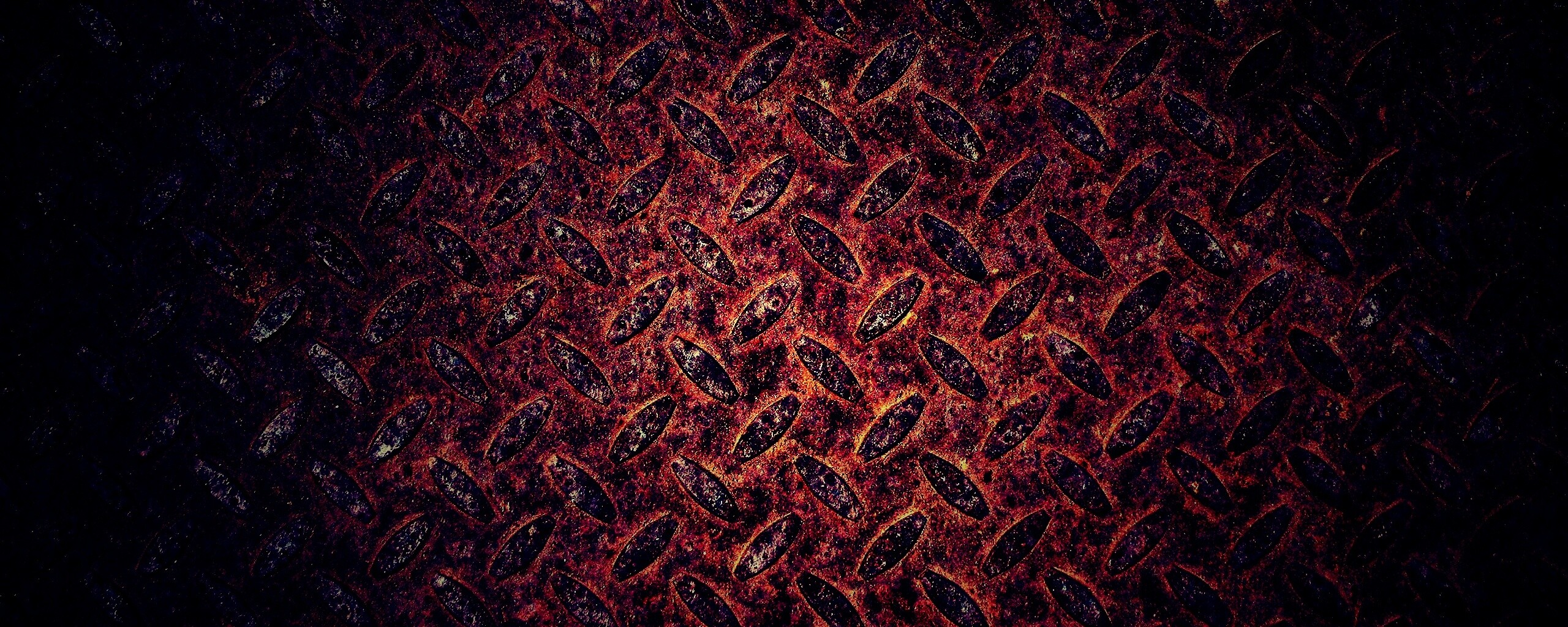 Ржавый перфорированный стальной лист обои