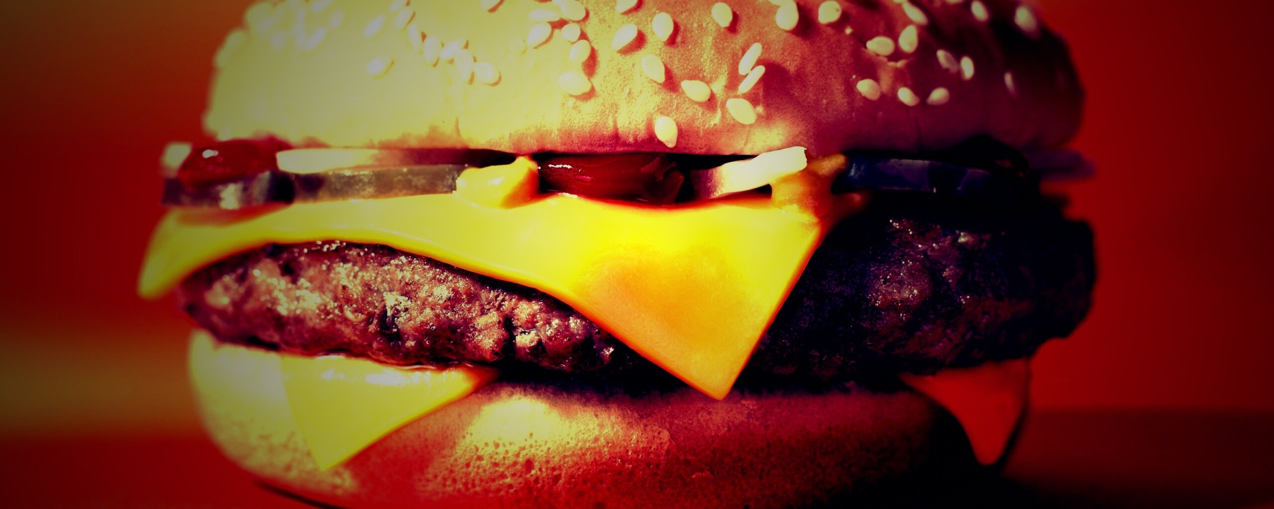 Сочный чизбургер обои