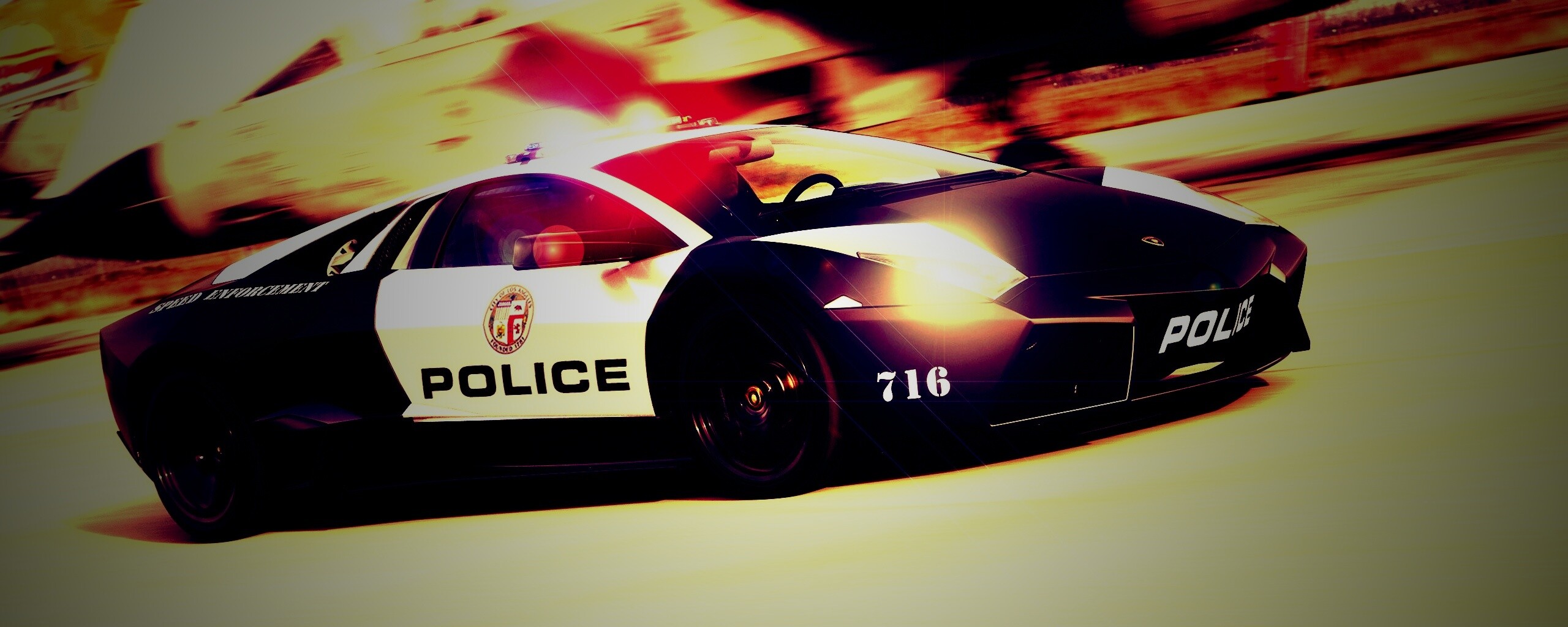 Полицейска Lamborghini из NFS обои