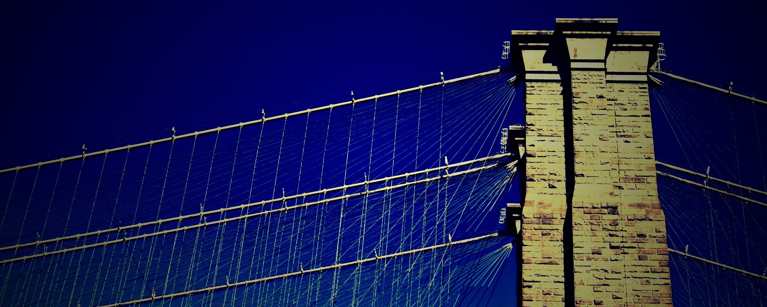 Одна из арок Бруклинского Моста обои