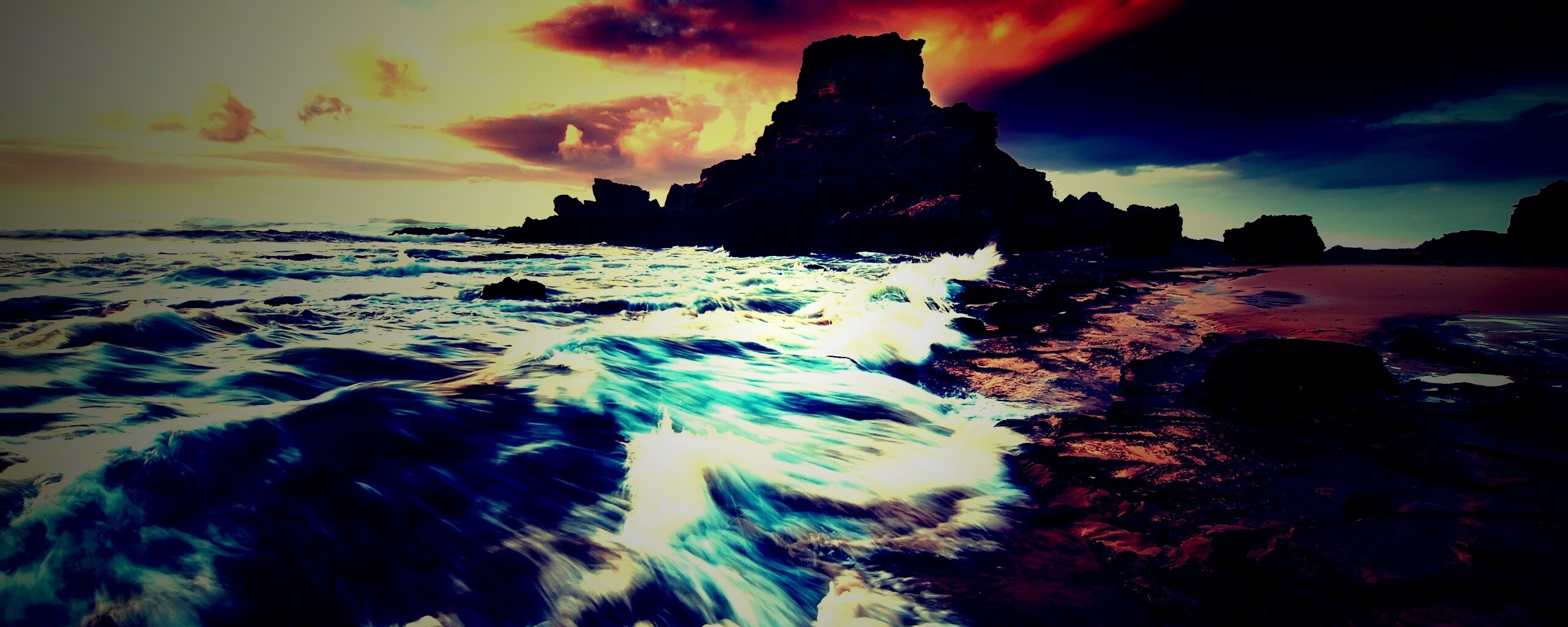 Побережье HDR обои