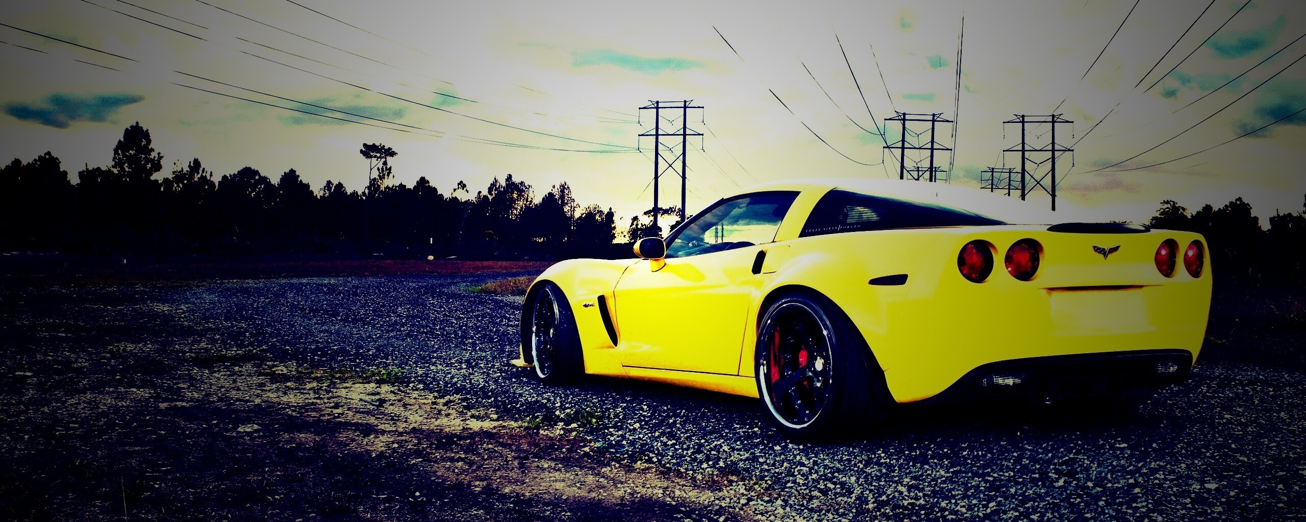 Chevrolet corvette обои