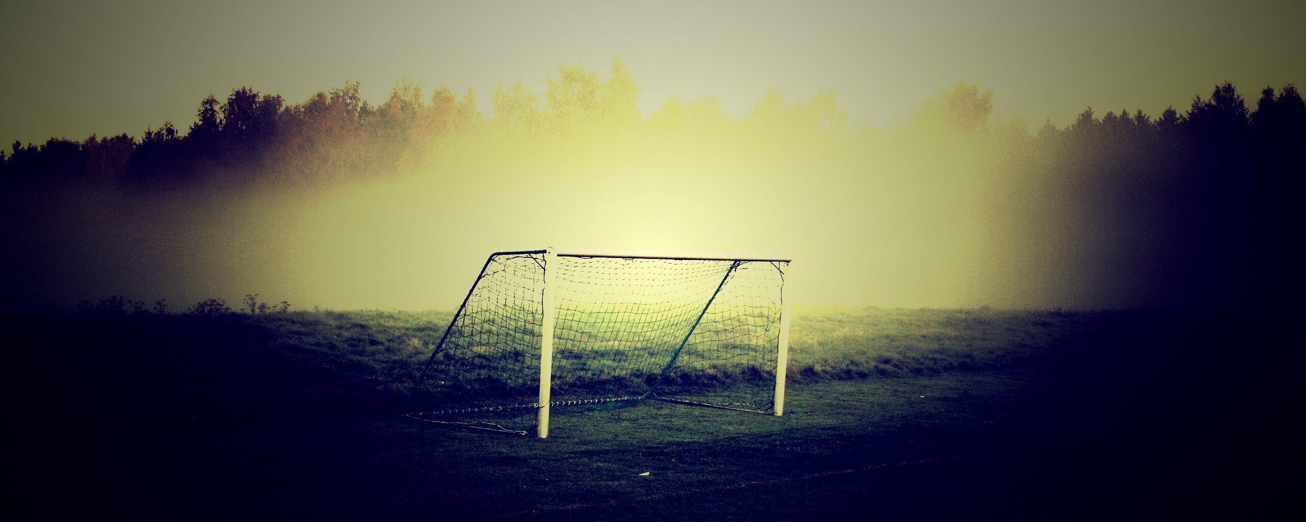 Футбольные ворота обои