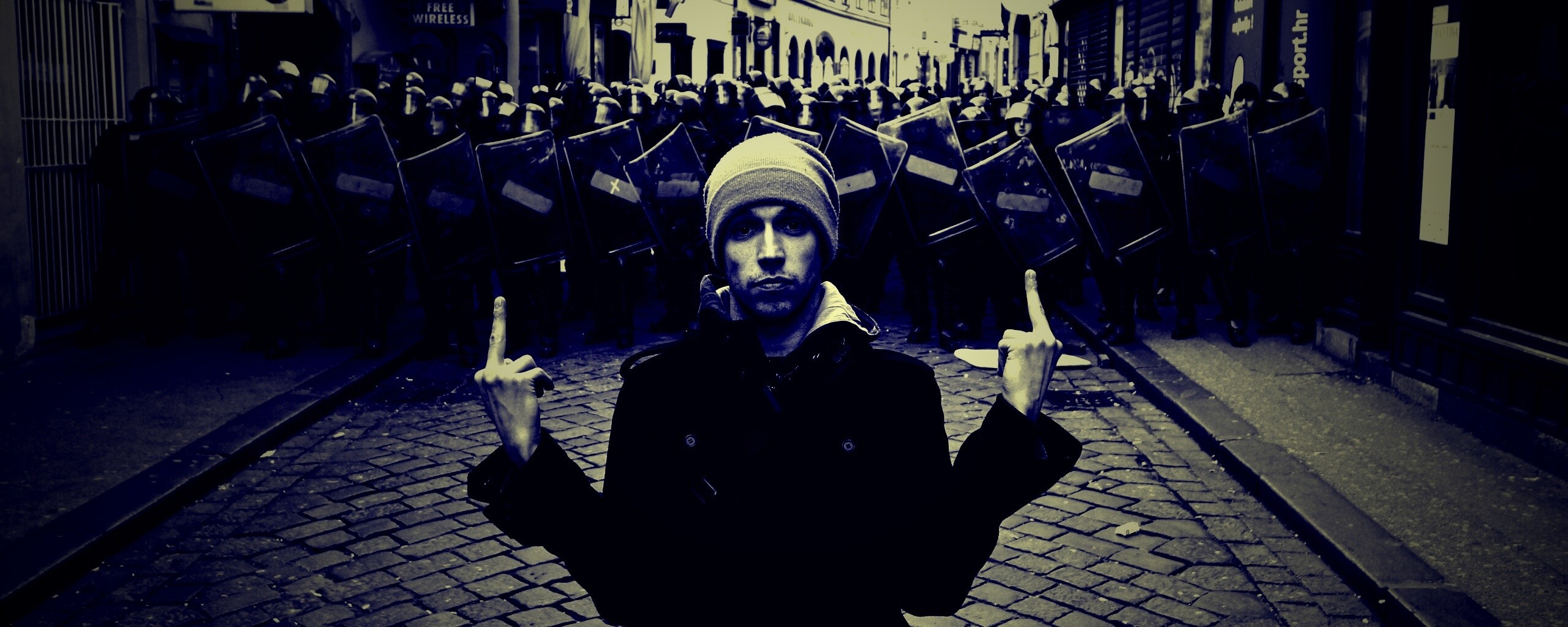 Против системы обои