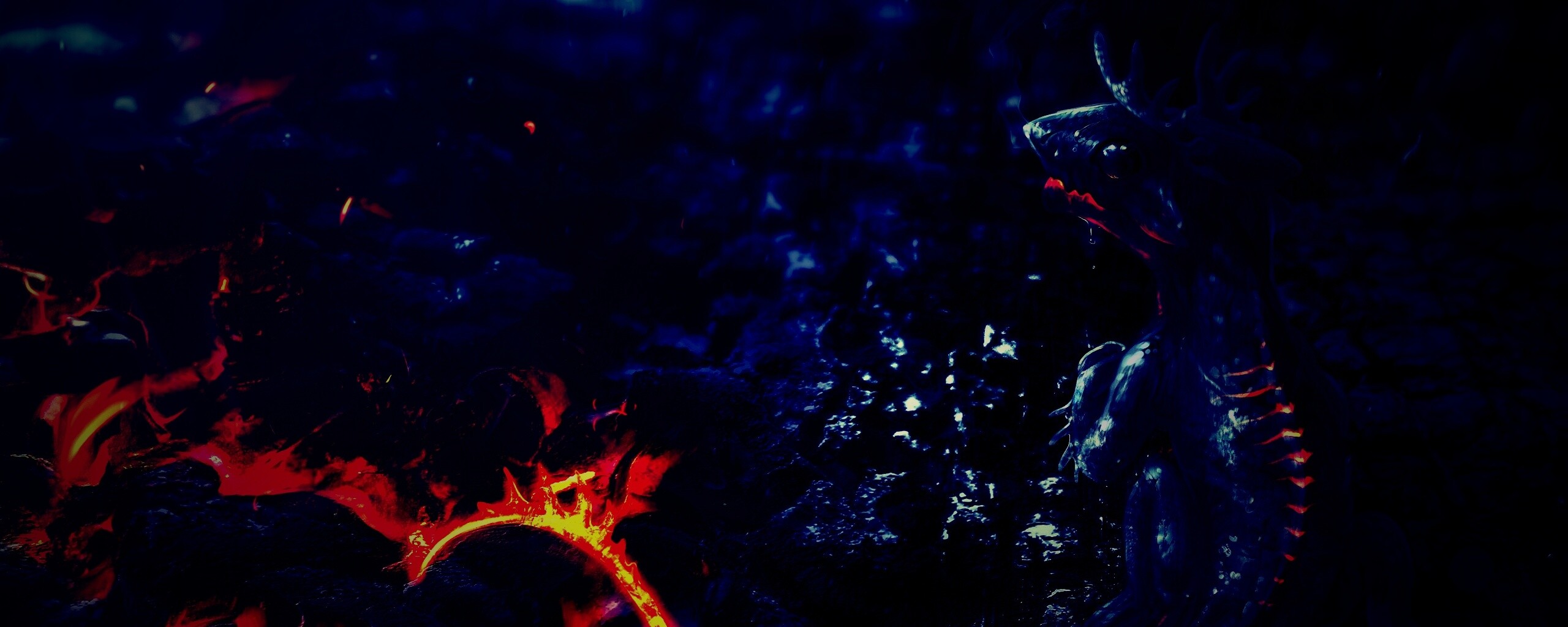 Огненный дракончик обои