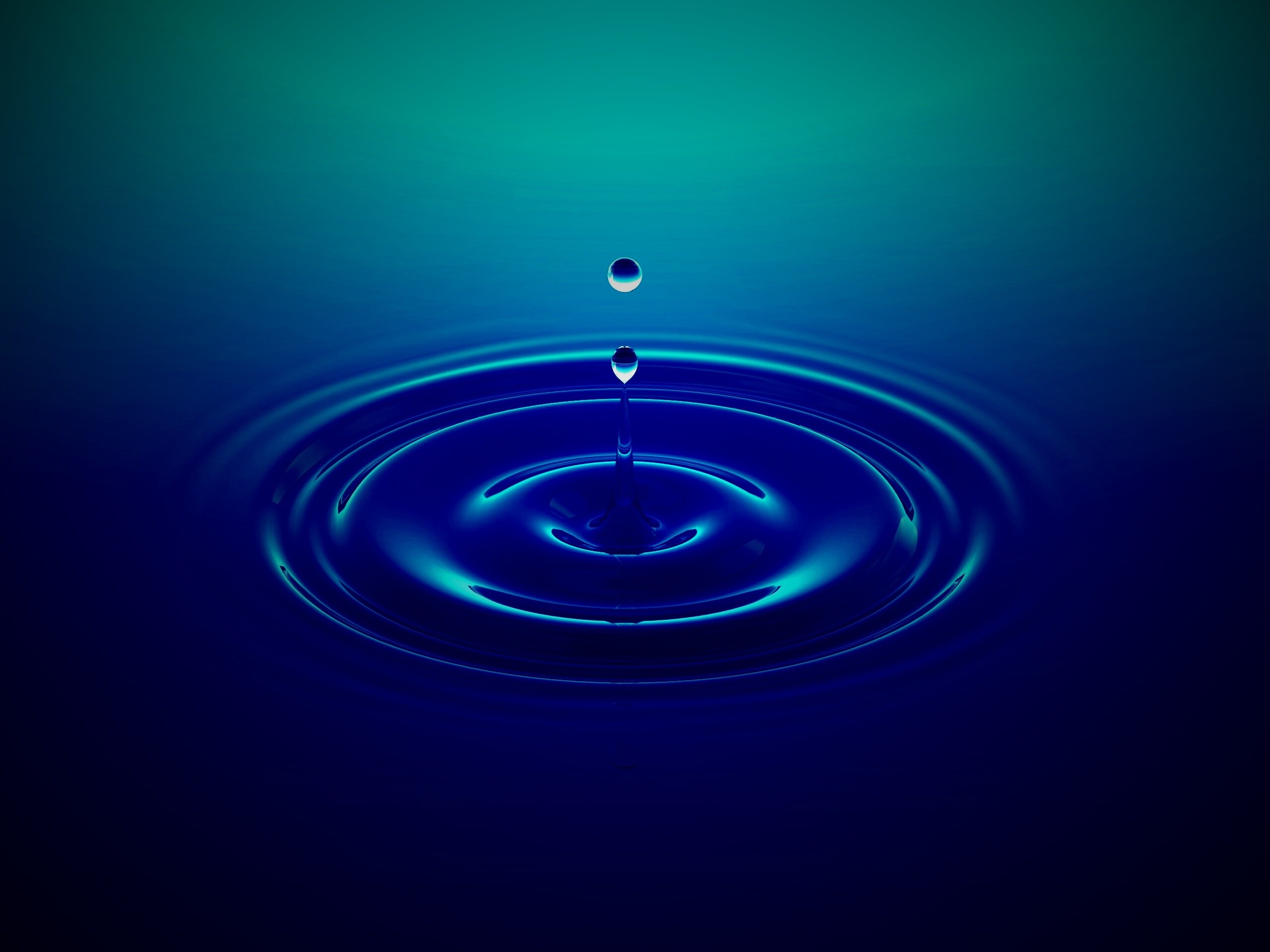 Упавшая капля обои