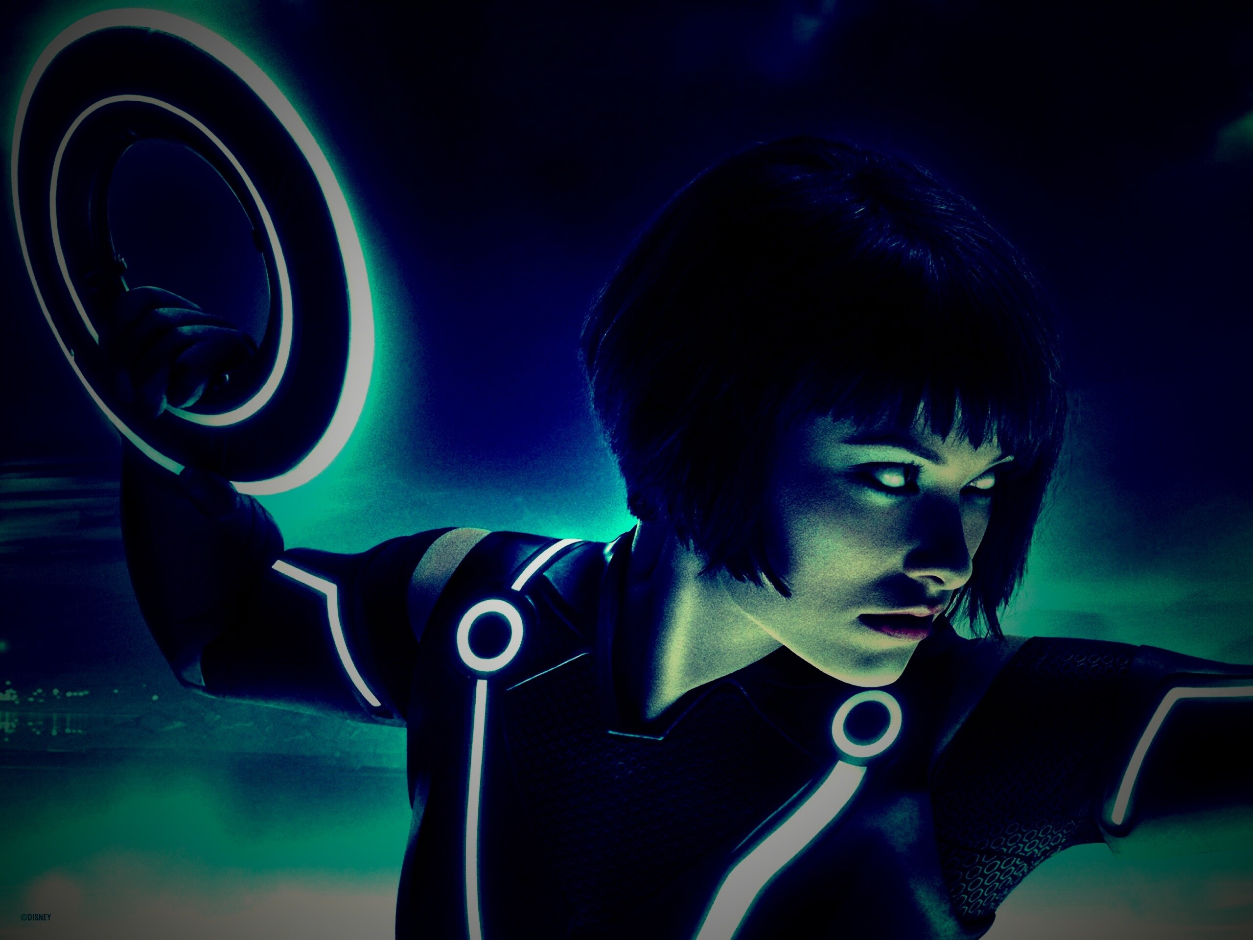 Оливия Уайлд в Трон: Наследие обои