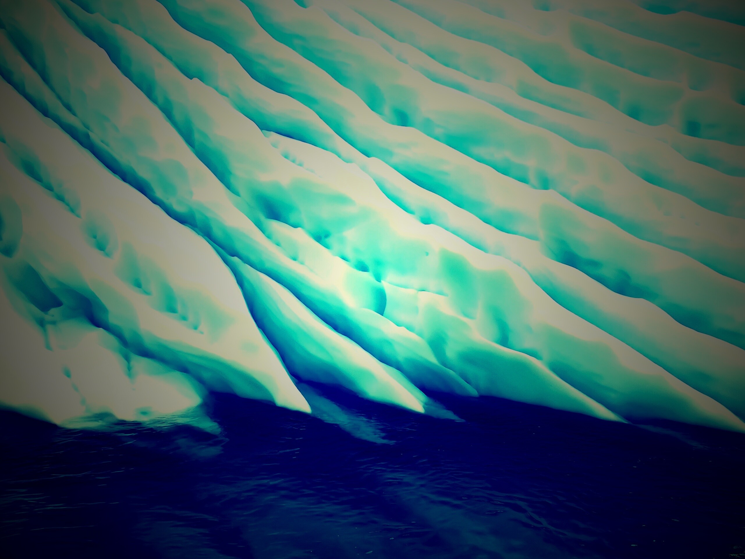 Борозды во льду обои