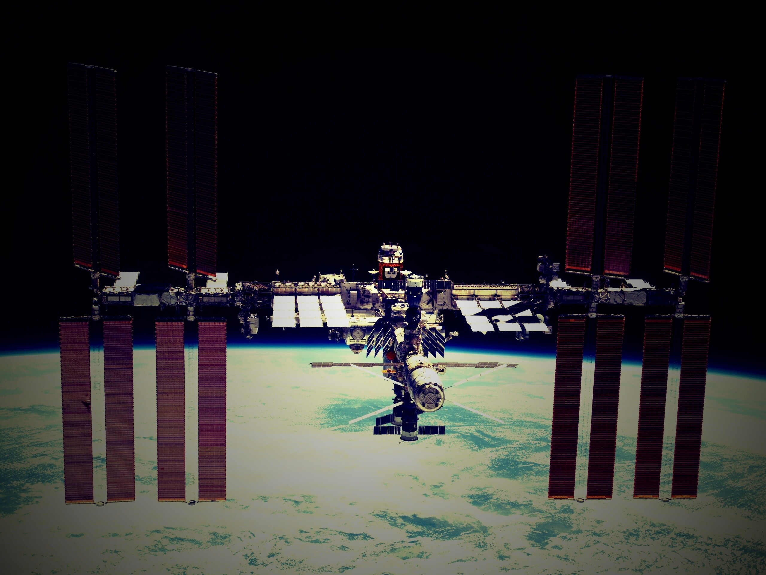 Международная космическая станция обои