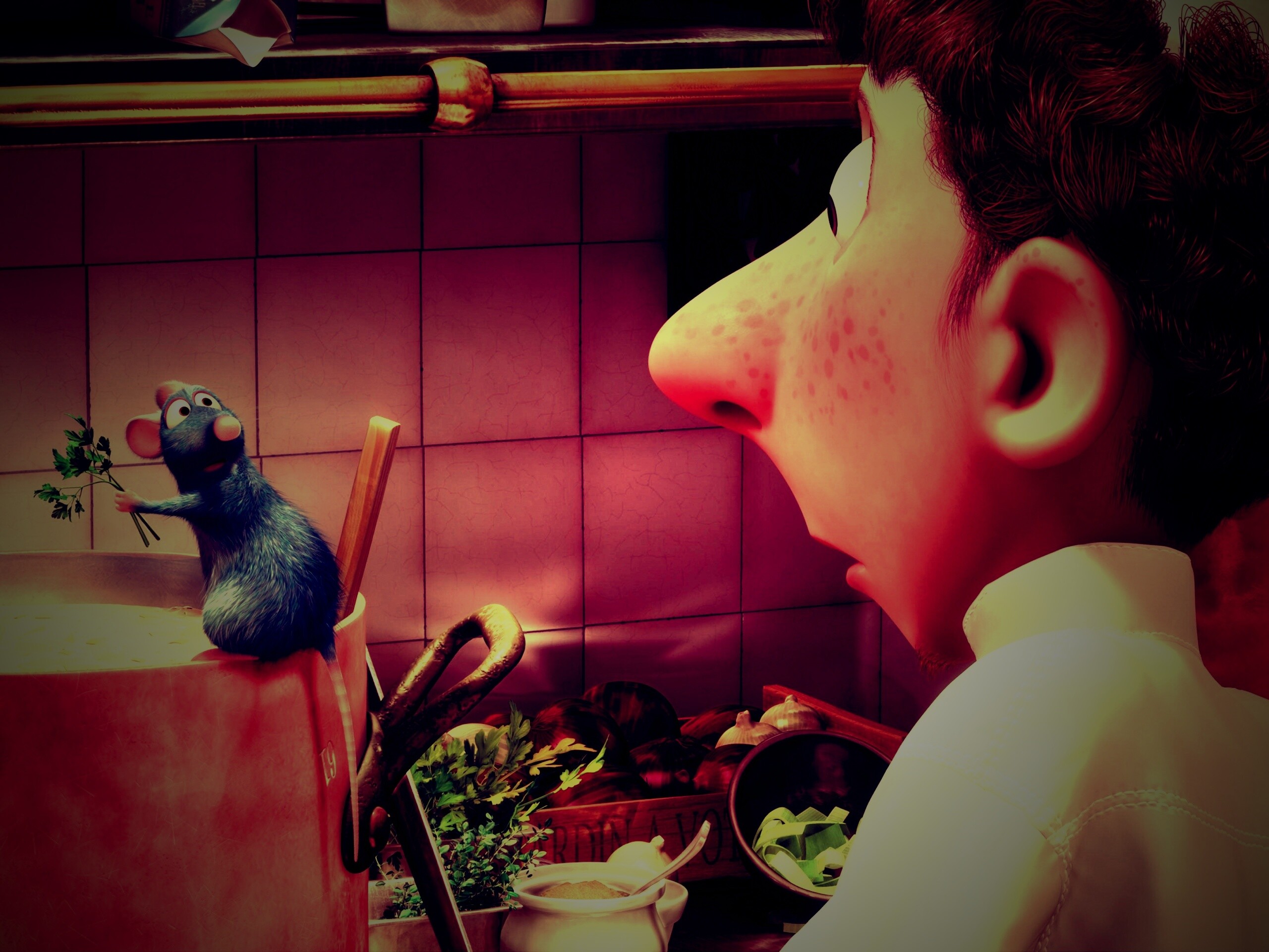 Рататуй варит суп обои