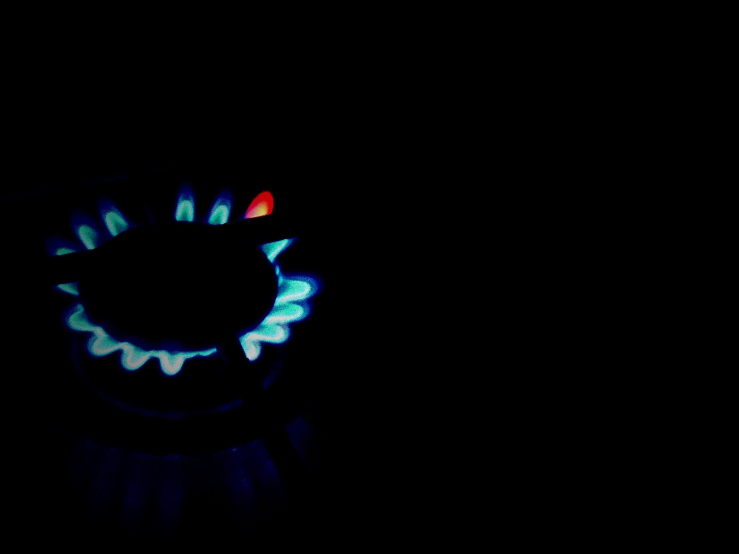 Огонь газовой горелки обои