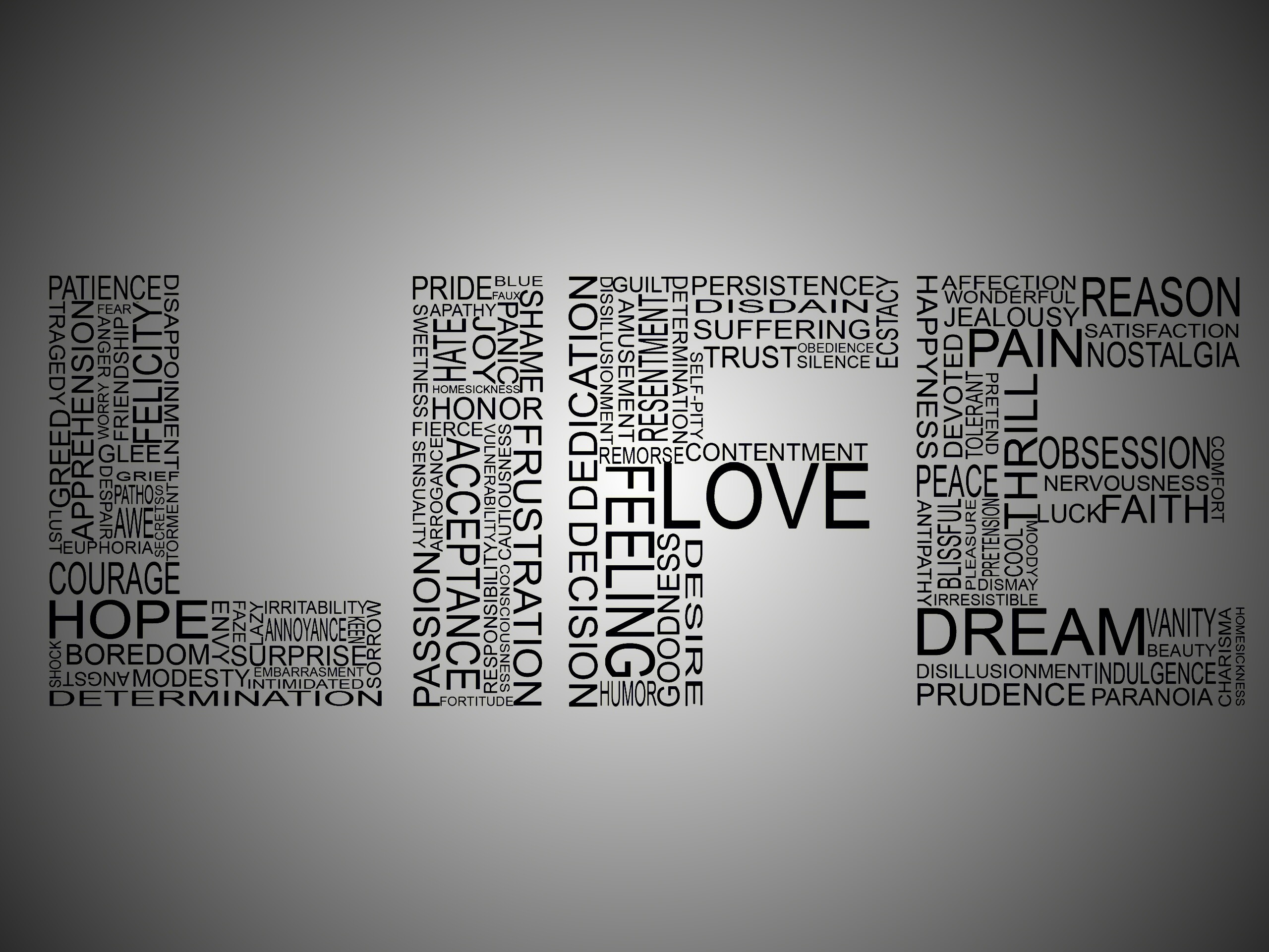 Жизнь в словах обои