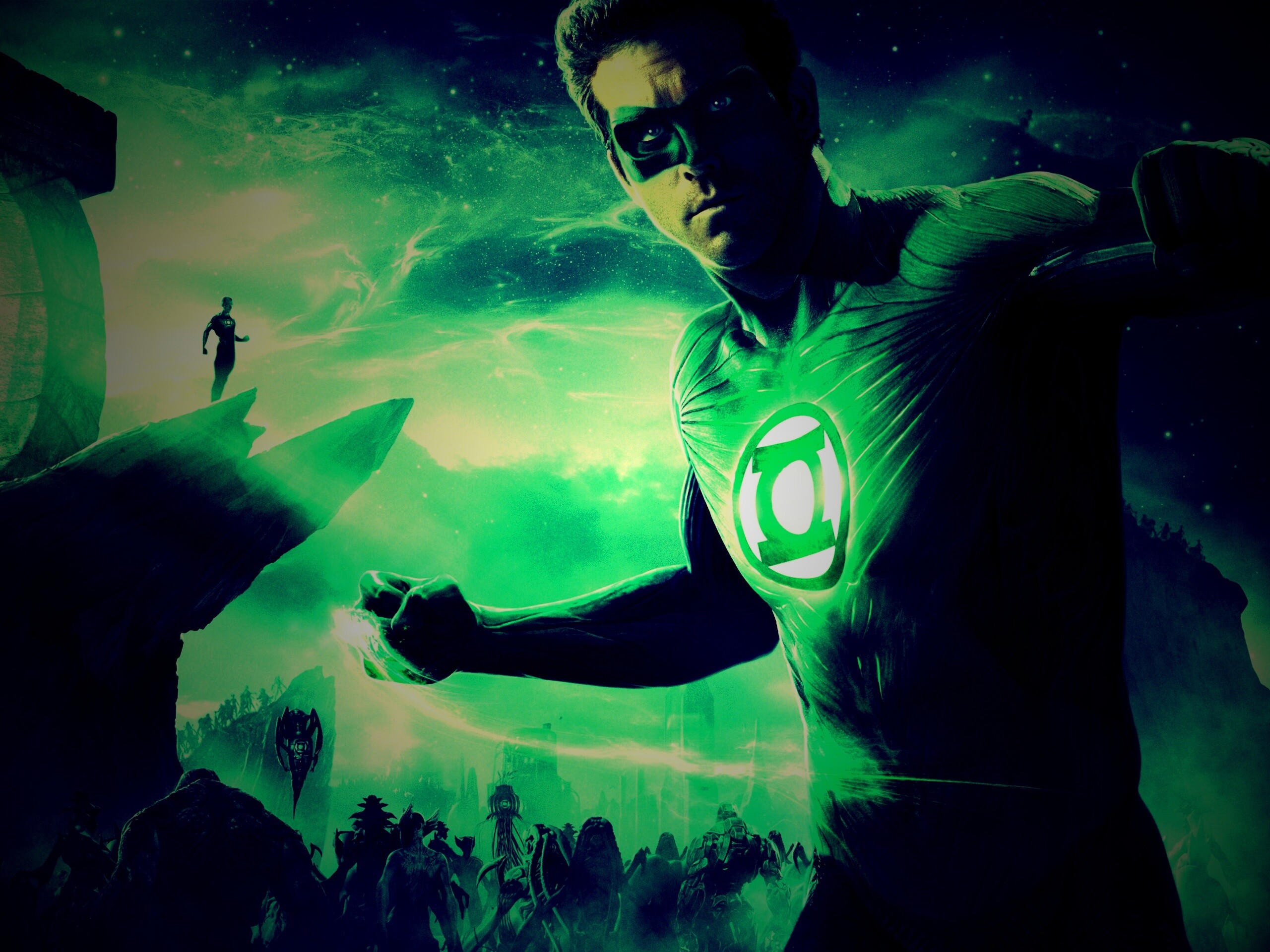 Зелёный фонарь обои