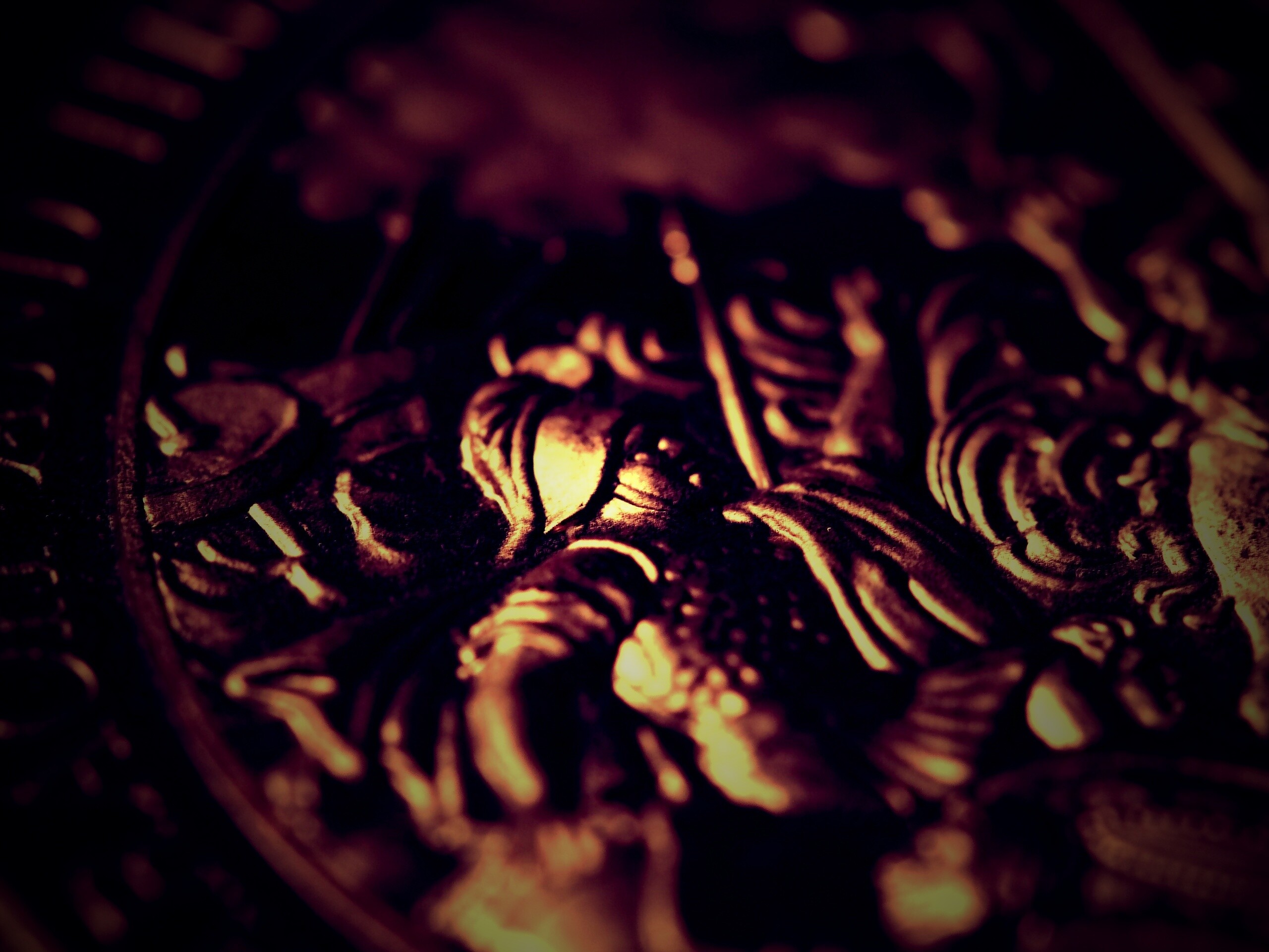 Монета в макро обои