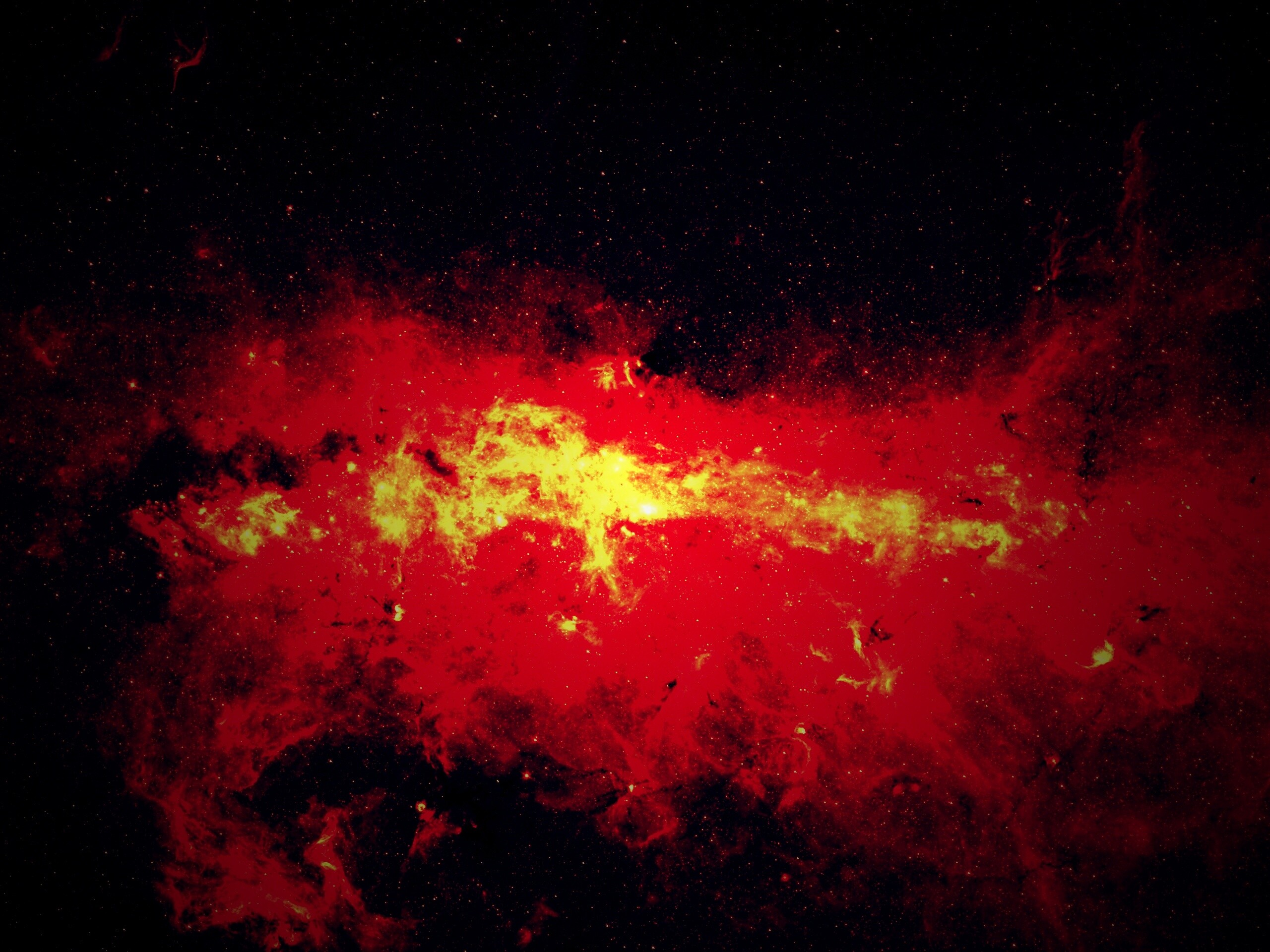 Кроваво-красная бездна обои