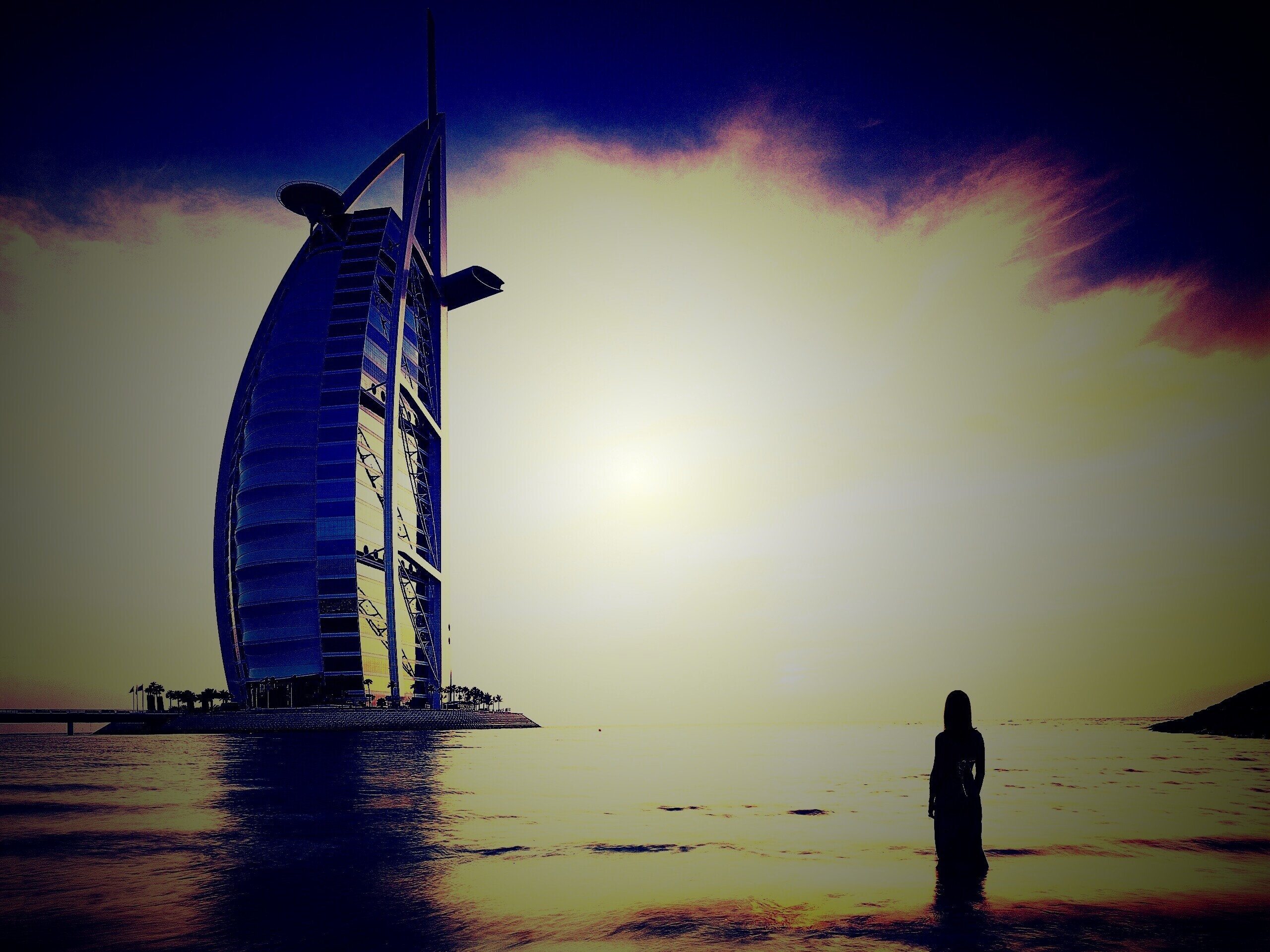 Бурдж Аль Араб в Дубае обои