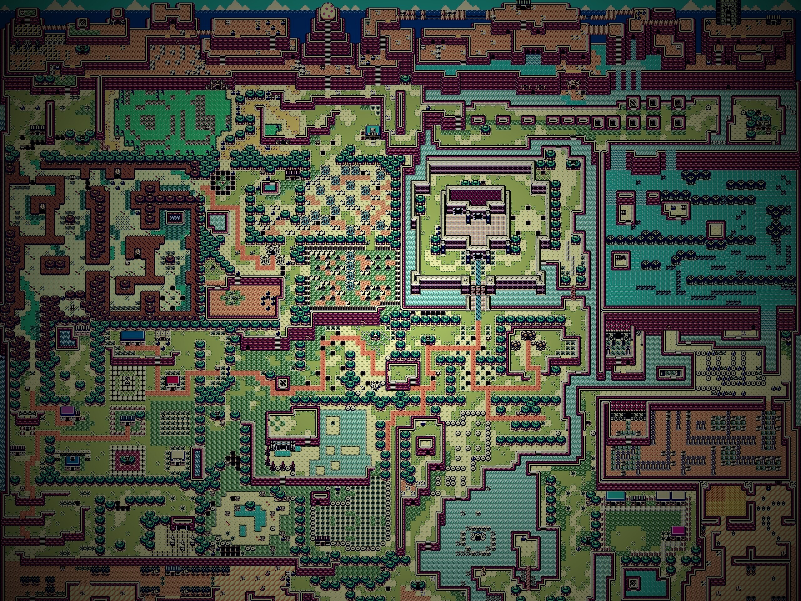 Пиксельный мир обои