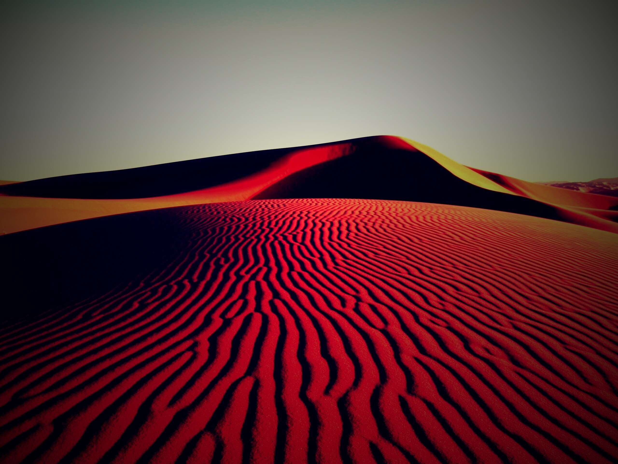 Красные барханы пустыни обои