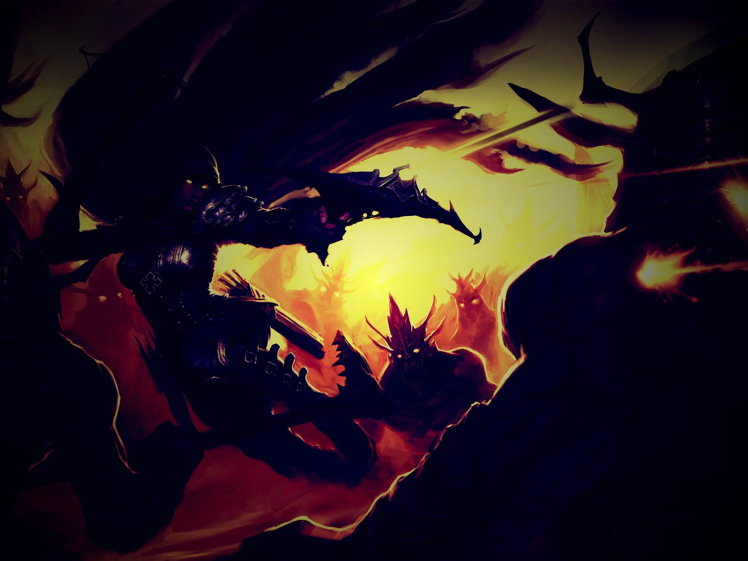 Охотник на демонов из Diablo 3 обои